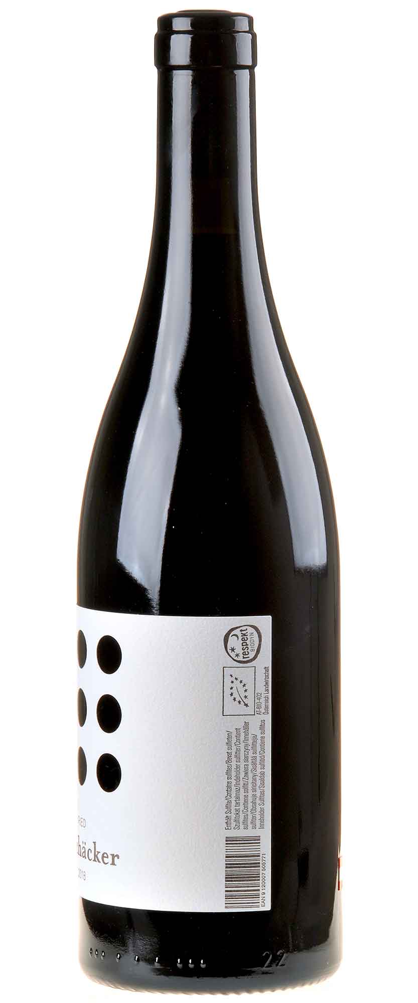 Weingut Weninger Blaufränkisch Hochäcker Bio 2018 Rücketikett