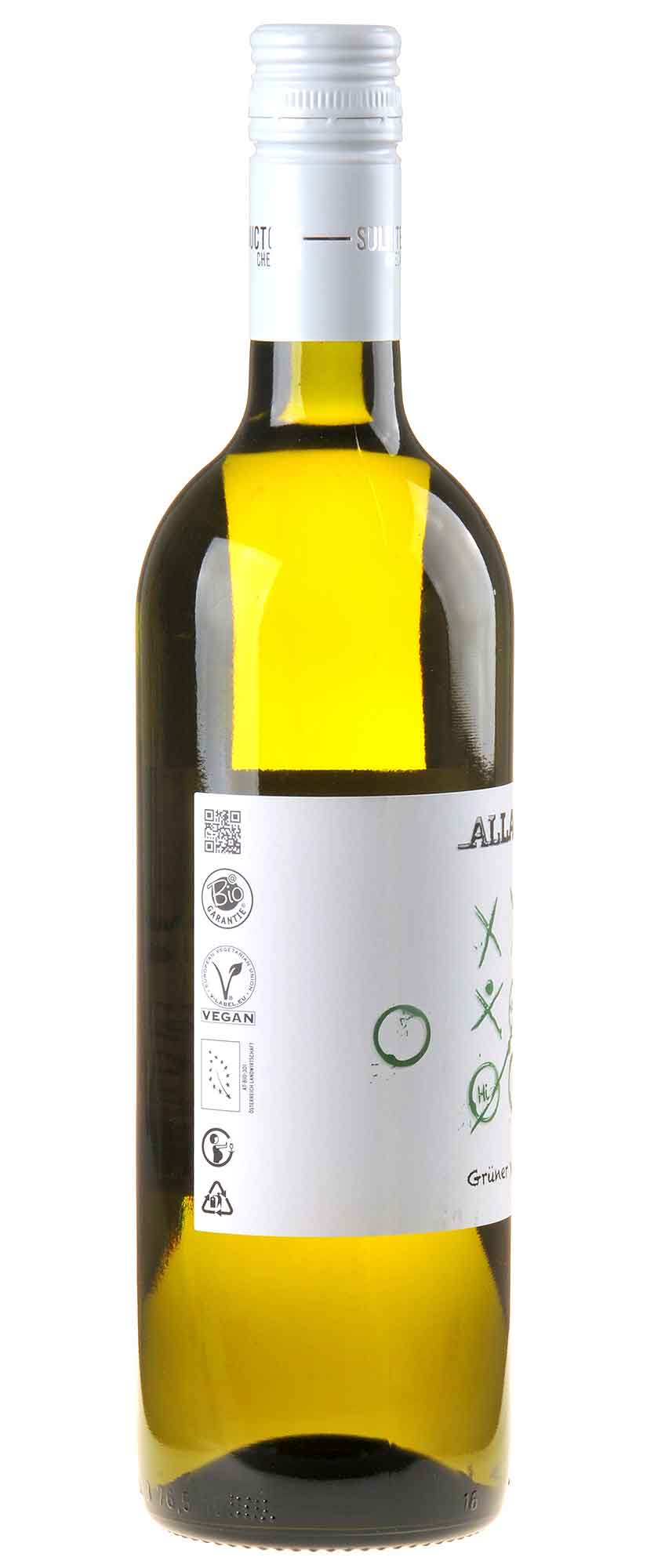 Winzerhof Allacher Grüner Veltliner trocken Bio 2023 Seitenetikett