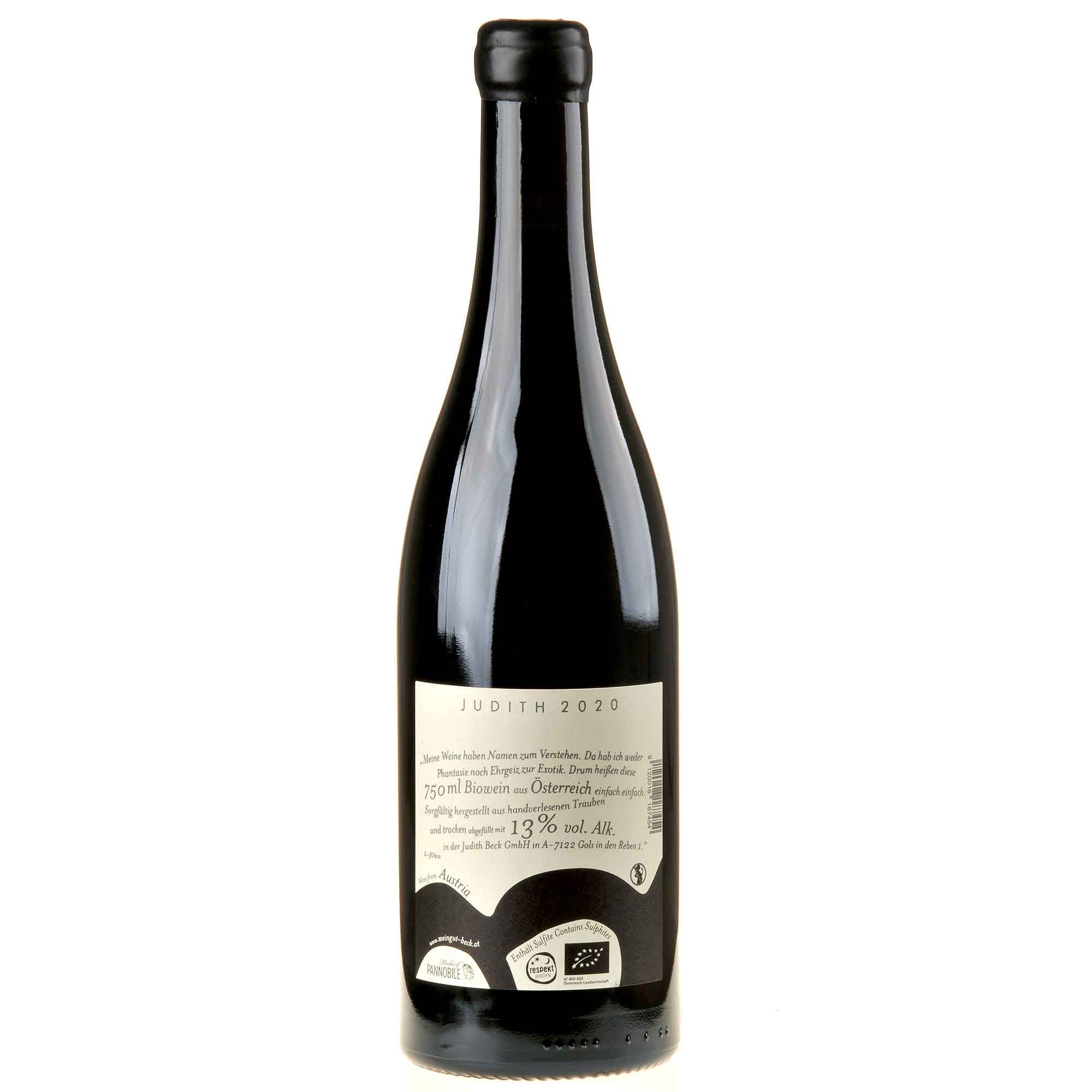 Judith Beck Judith Bio 2020 Rücketikett