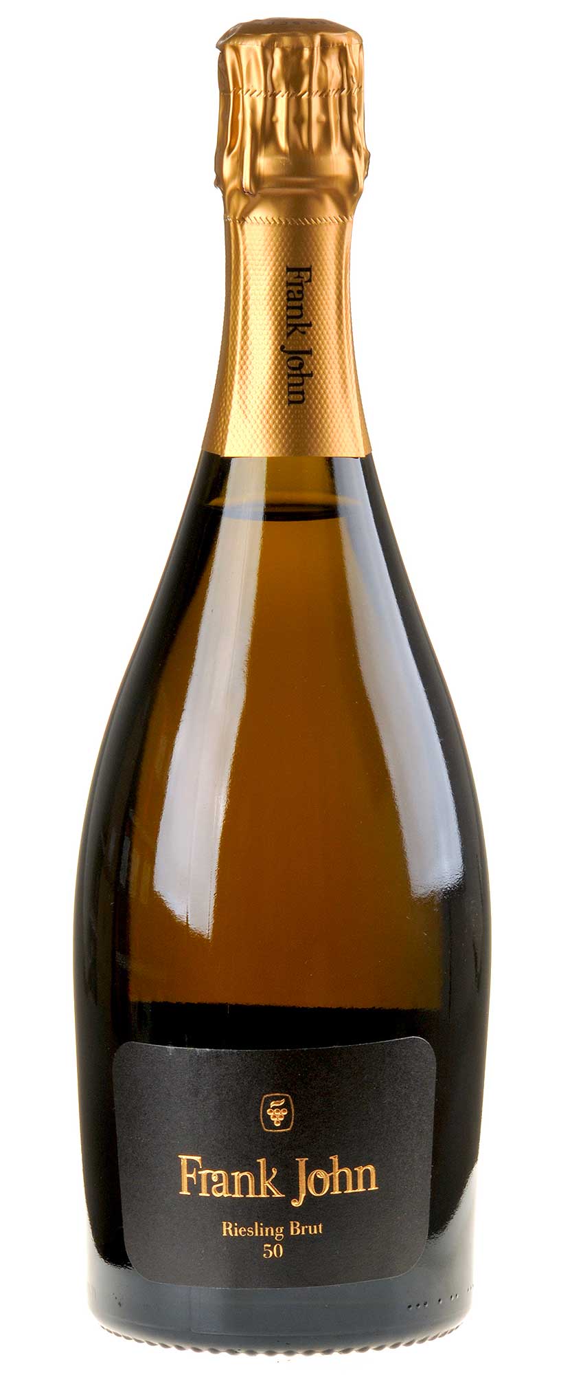 Frank John Riesling Brut min. 50 Mon. Hefelager Bio 2016
