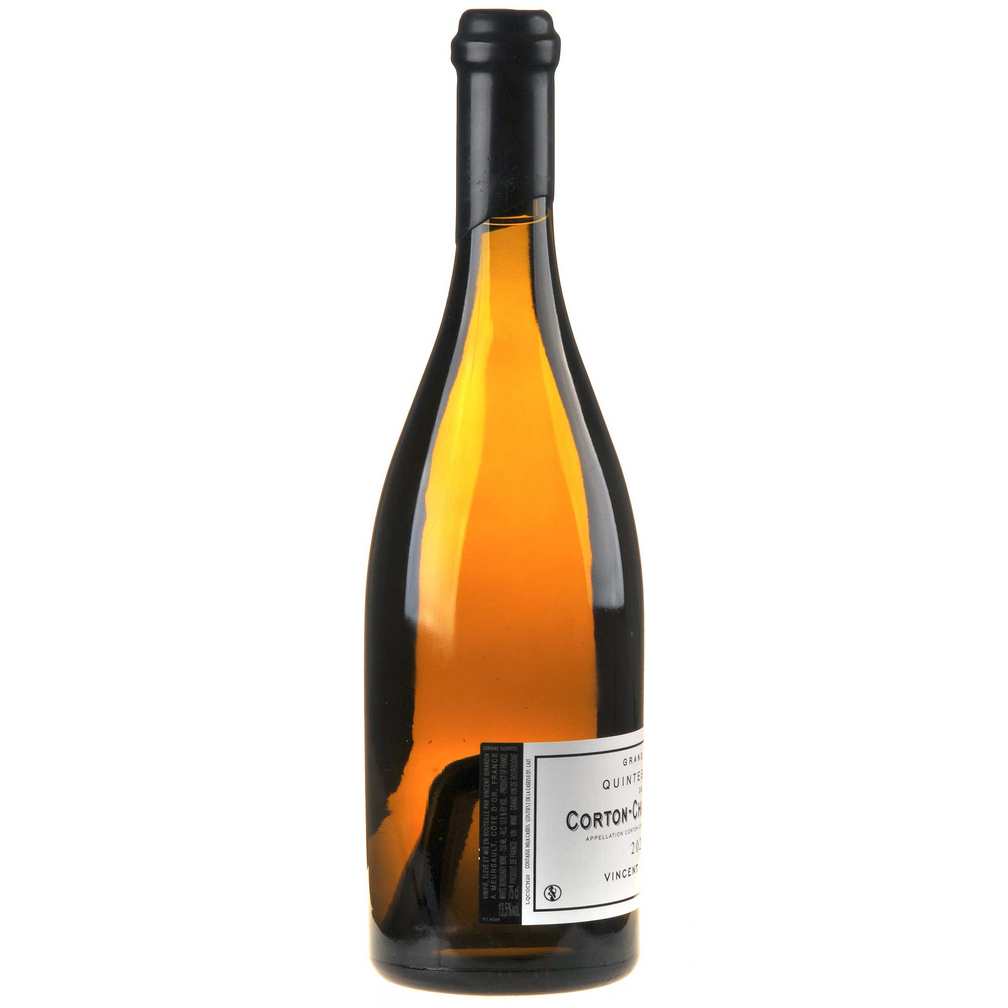 Vincent Girardin Corton-Charlemagne Quintessence Grand Cru 2020 Rücketikett