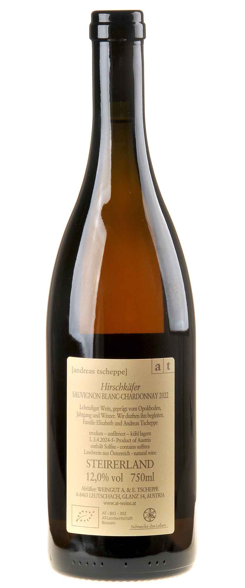 Bild Andreas Tscheppe Hirschkäfer Bio 2022 Rücketikett