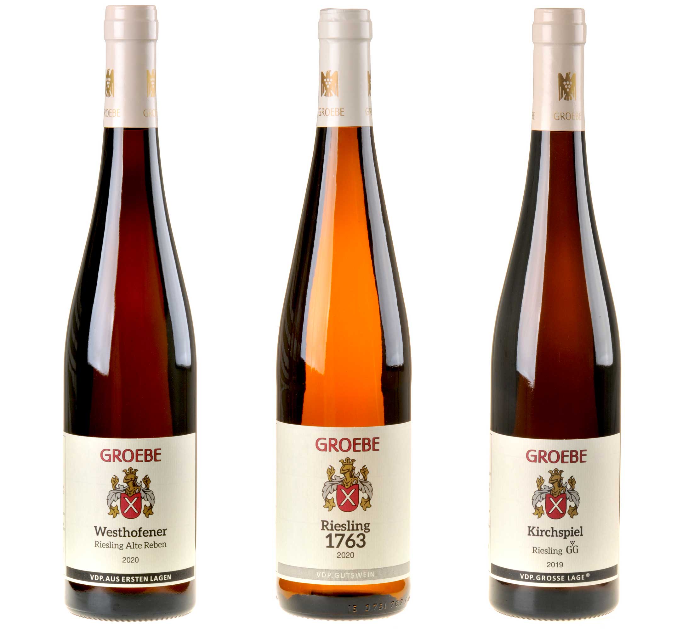 3er-Weinpaket Die Pyramide von Westhofen zum vinocentral-Livestream 3 Gläser mit Fritz Groebe