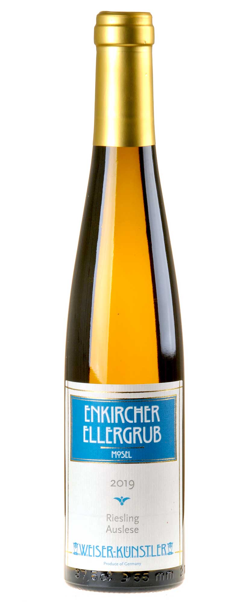 Weiser-Künstler Riesling Ellergrub Auslese Goldkapsel 0,375l Bio 2019