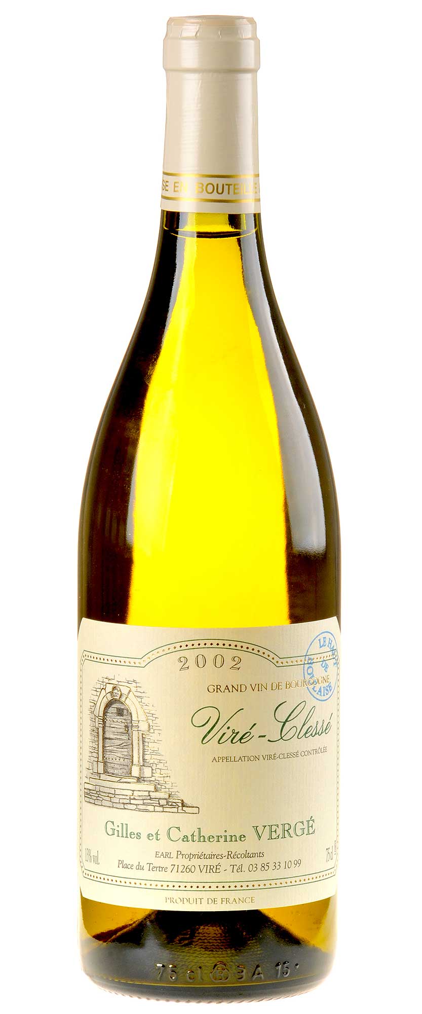 Gilles & Catherine Vergé Viré-Clessé Le Haut de Boulaise 2002
