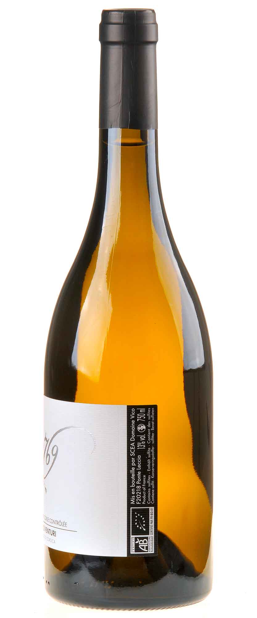 Clos Venturi 1769 Blanc Bio 2021 Rücketikett