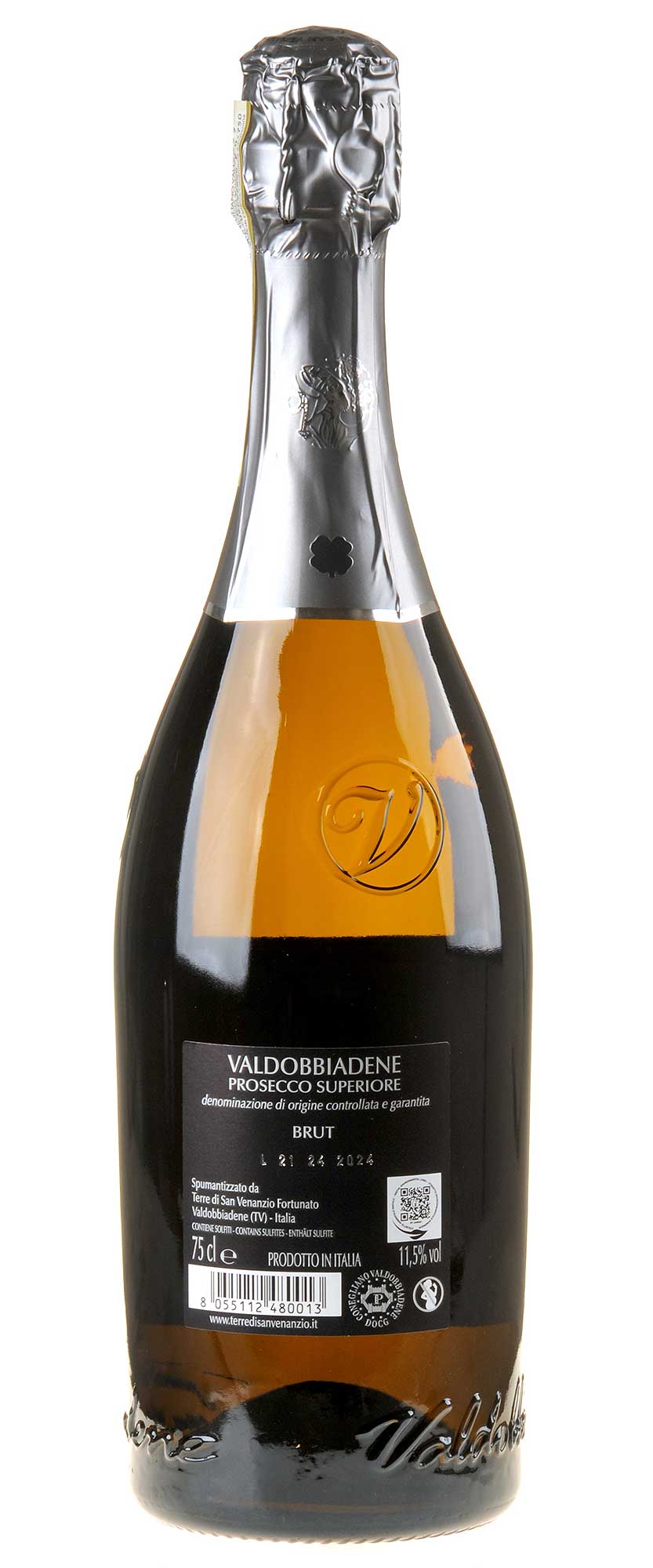 Terre di San Venanzio - Fortunato Valdobbiadene Prosecco Superiore Brut Rücketikett