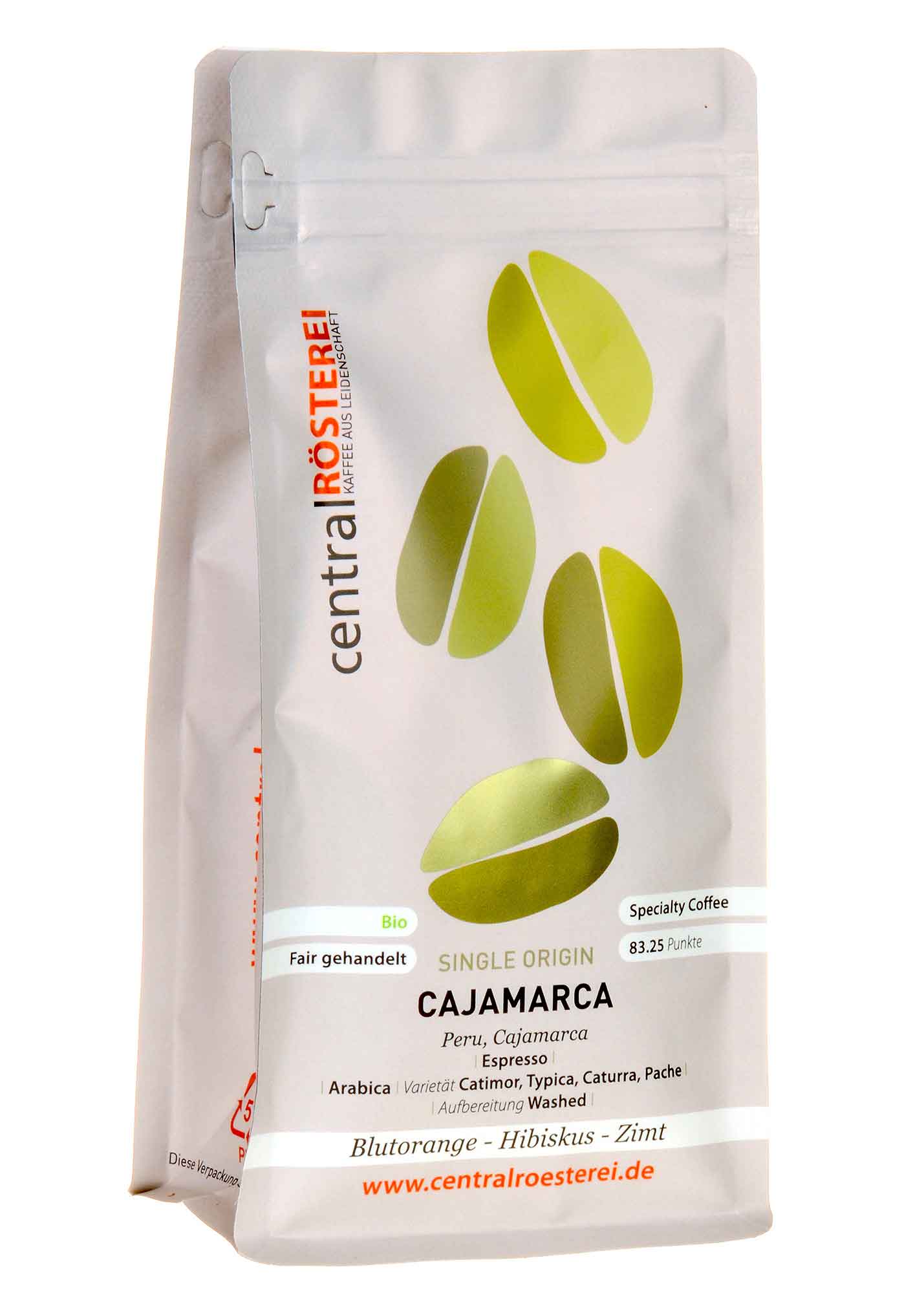 Bild CentralRösterei Cajamarca Peru 250g