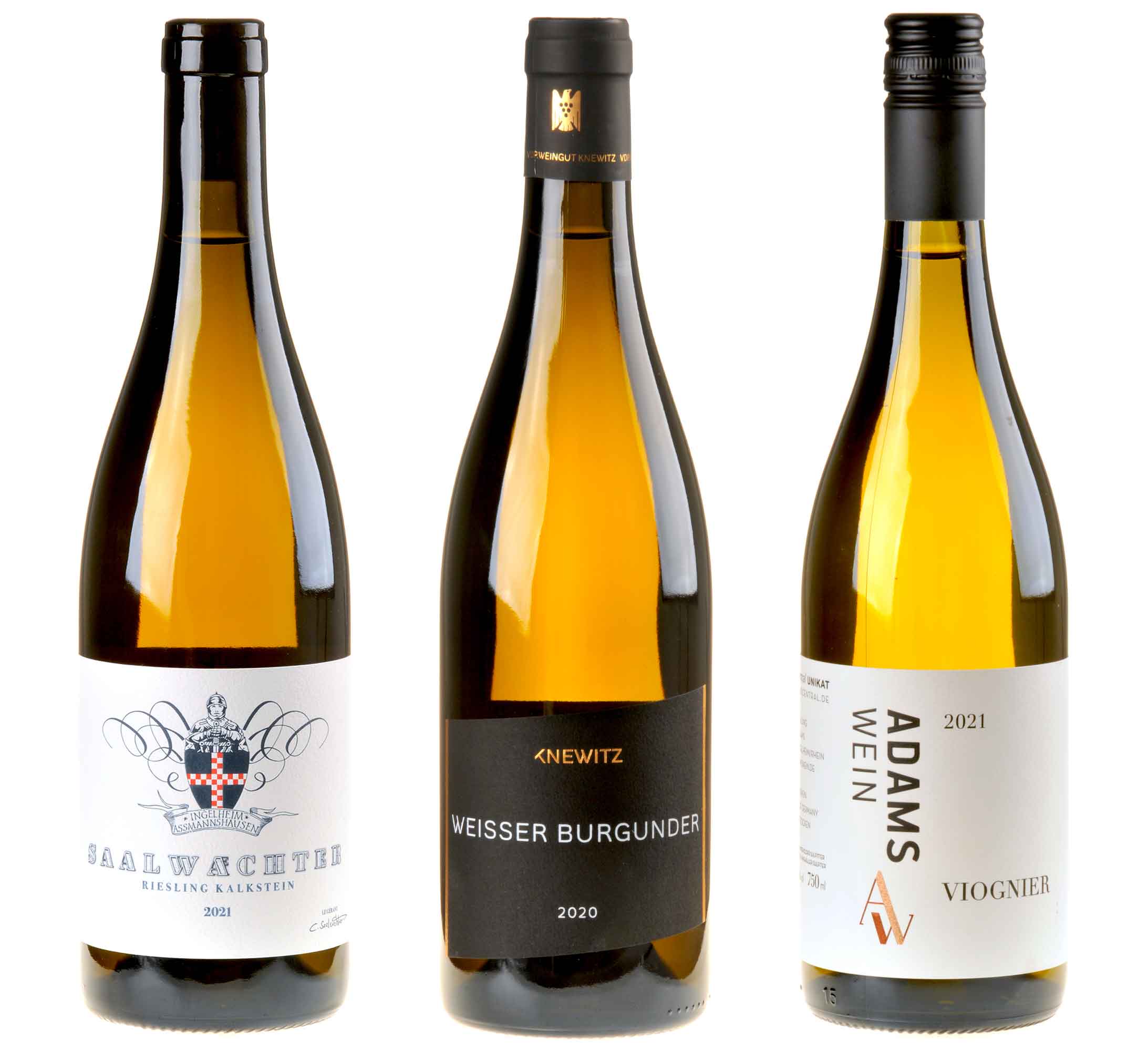 3er-Weinpaket Fokus Ingelheim zum vinocentral-Livestream 3 Gläser: vinocentral Unikate