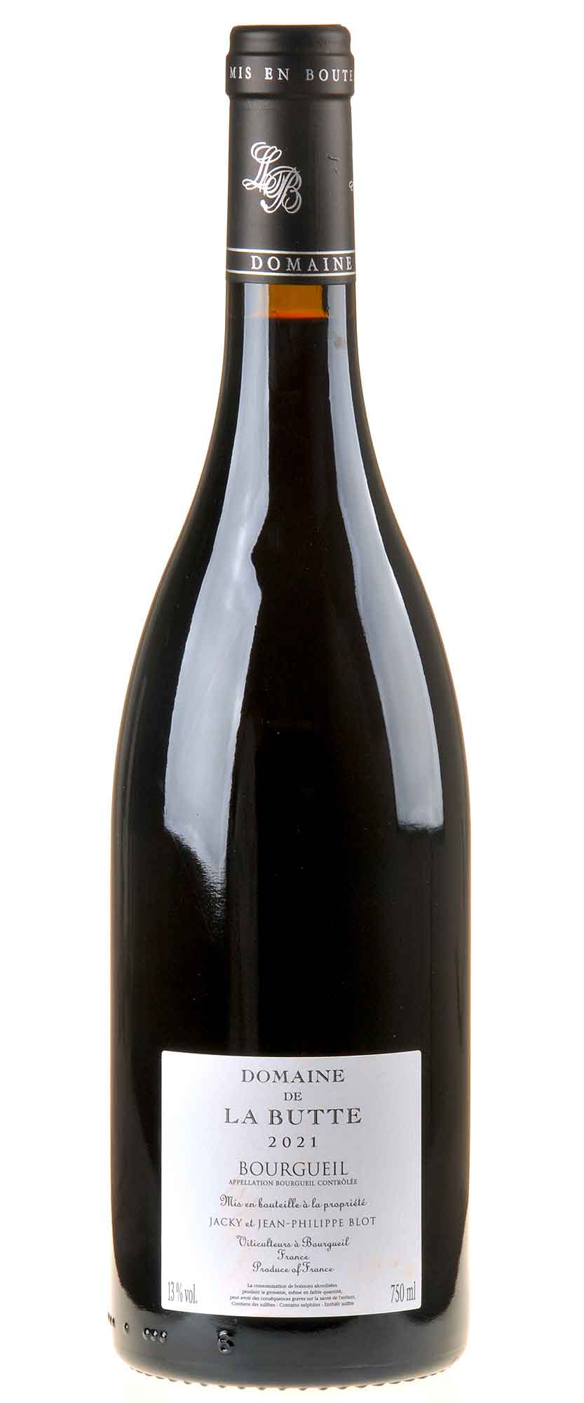 Domaine de la Butte Perrières Bourgueil 2021 Rücketikett