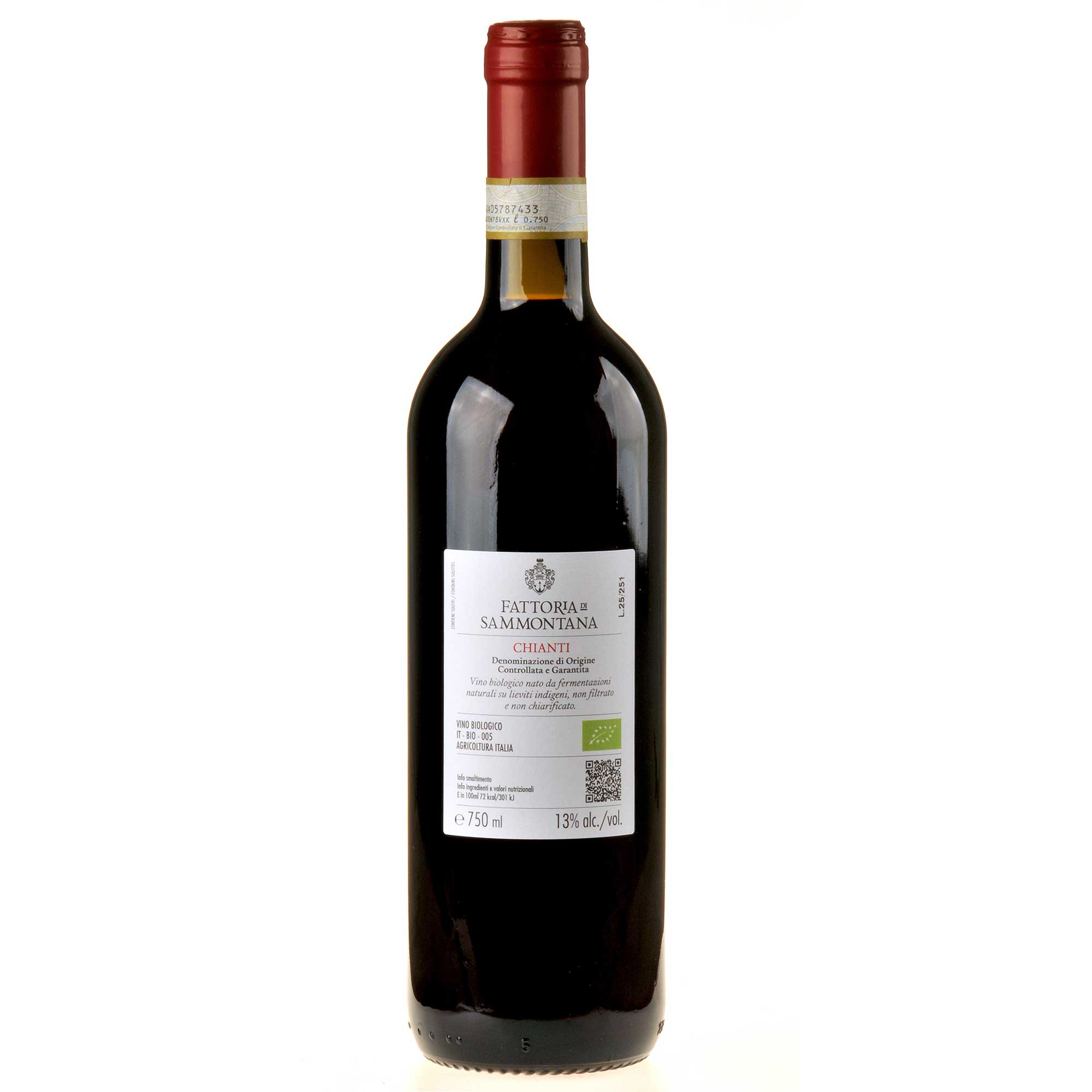 Fattoria di Sammontana Chianti Bio 2024 Rücketikett