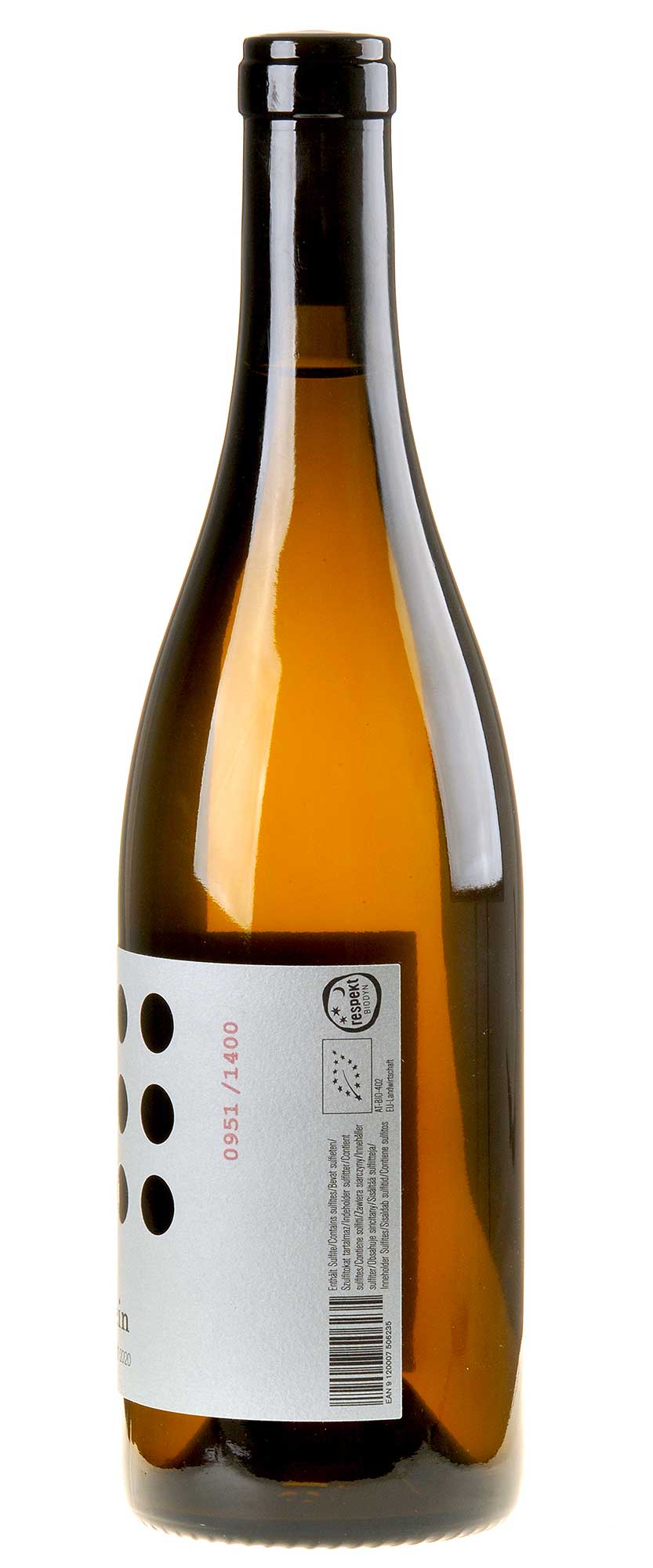 Weingut Weninger Furmint Stein Bio 2020 Rücketikett