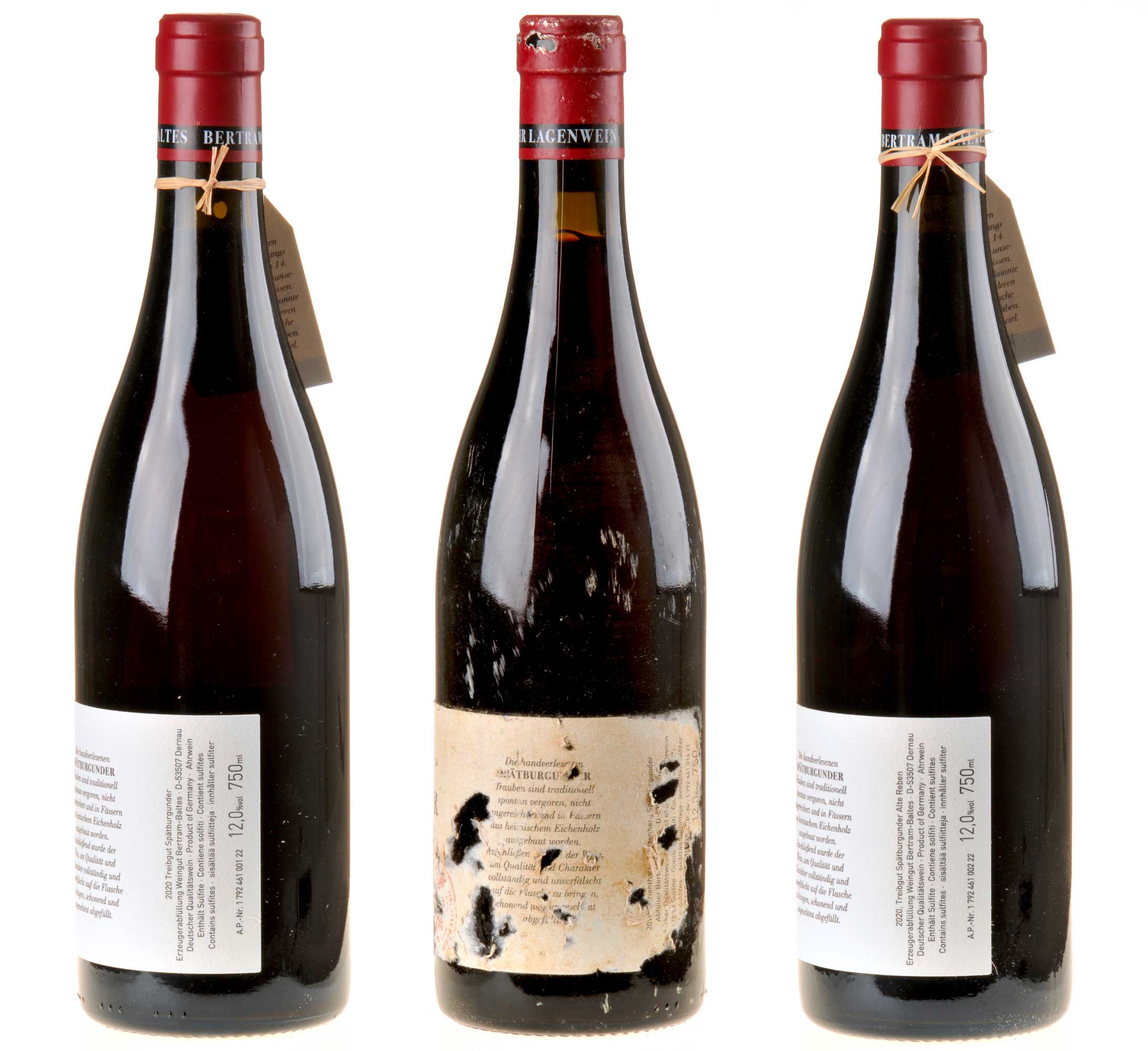 Bertram - Baltes Spätburgunder Treibgut Trotzenberg Paket Rücketikett