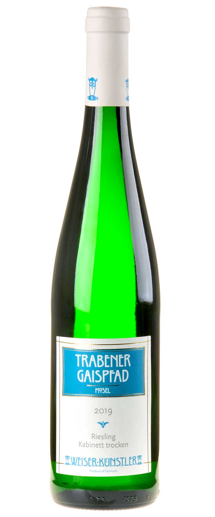 Weiser-Künstler Riesling Trabener Gaispfad Kabinett trocken Bio 2019