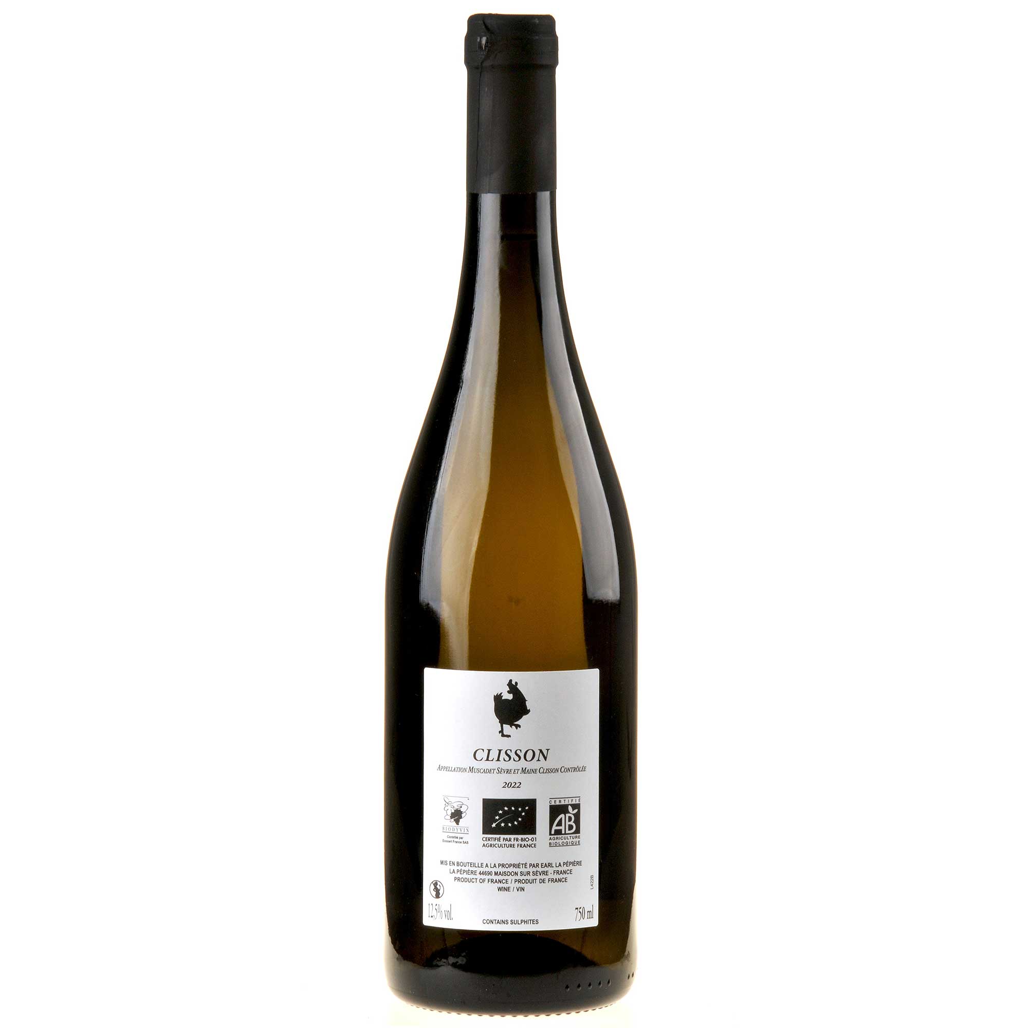 Domaine de la Pépière "Clisson" Muscadet Sèvre-et-Maine 2022 Ruecketikett