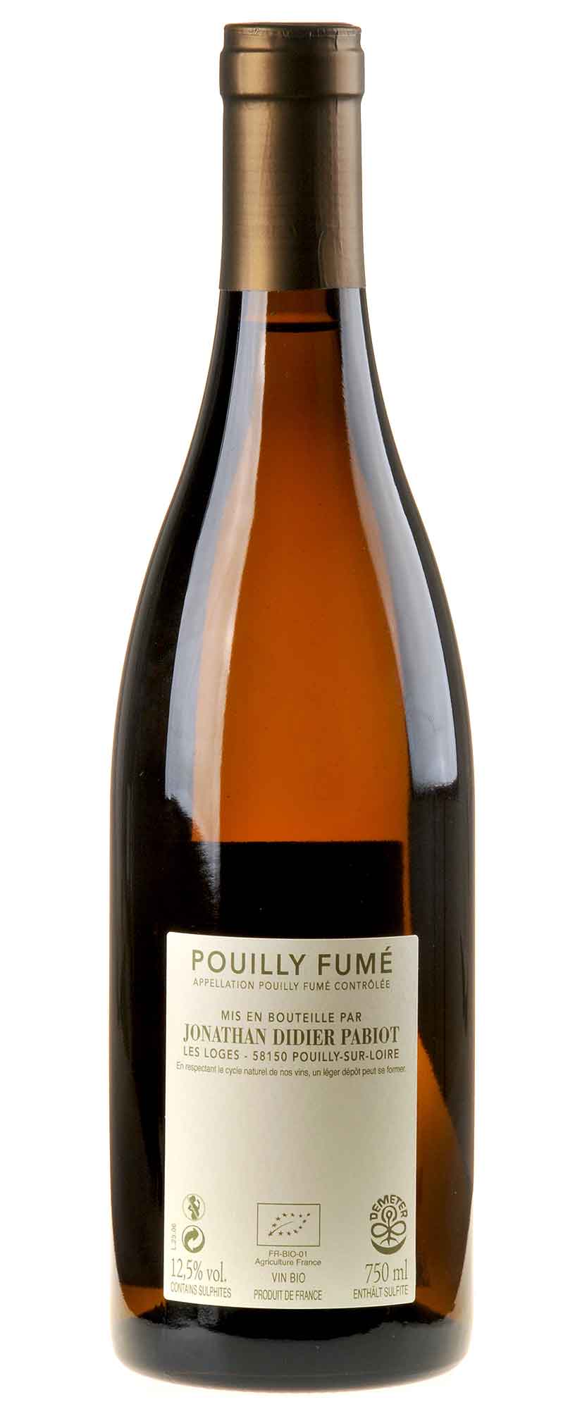 Domaine Jonathan Didier Pabiot Léon Pouilly Fumé Bio 2022 Rücketikett