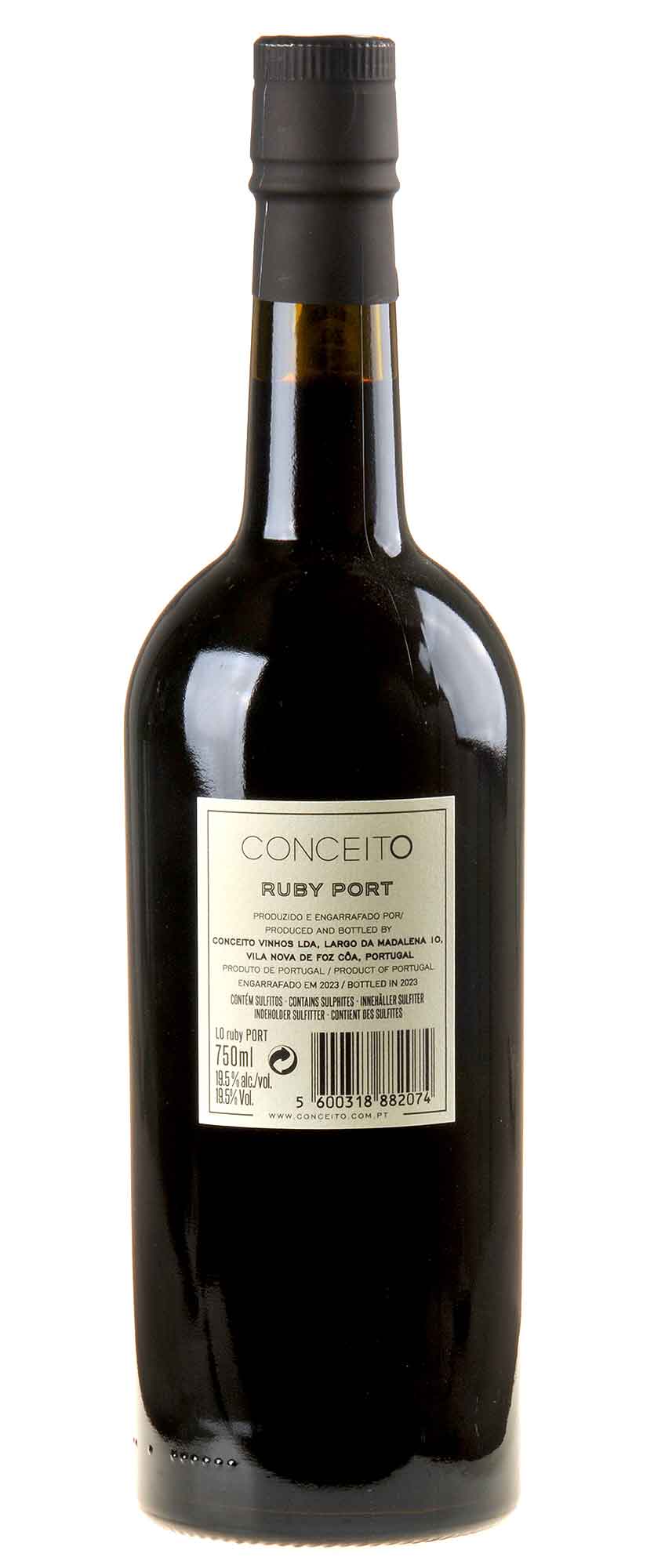 Conceito Vinhos Ruby Port Rücketikett