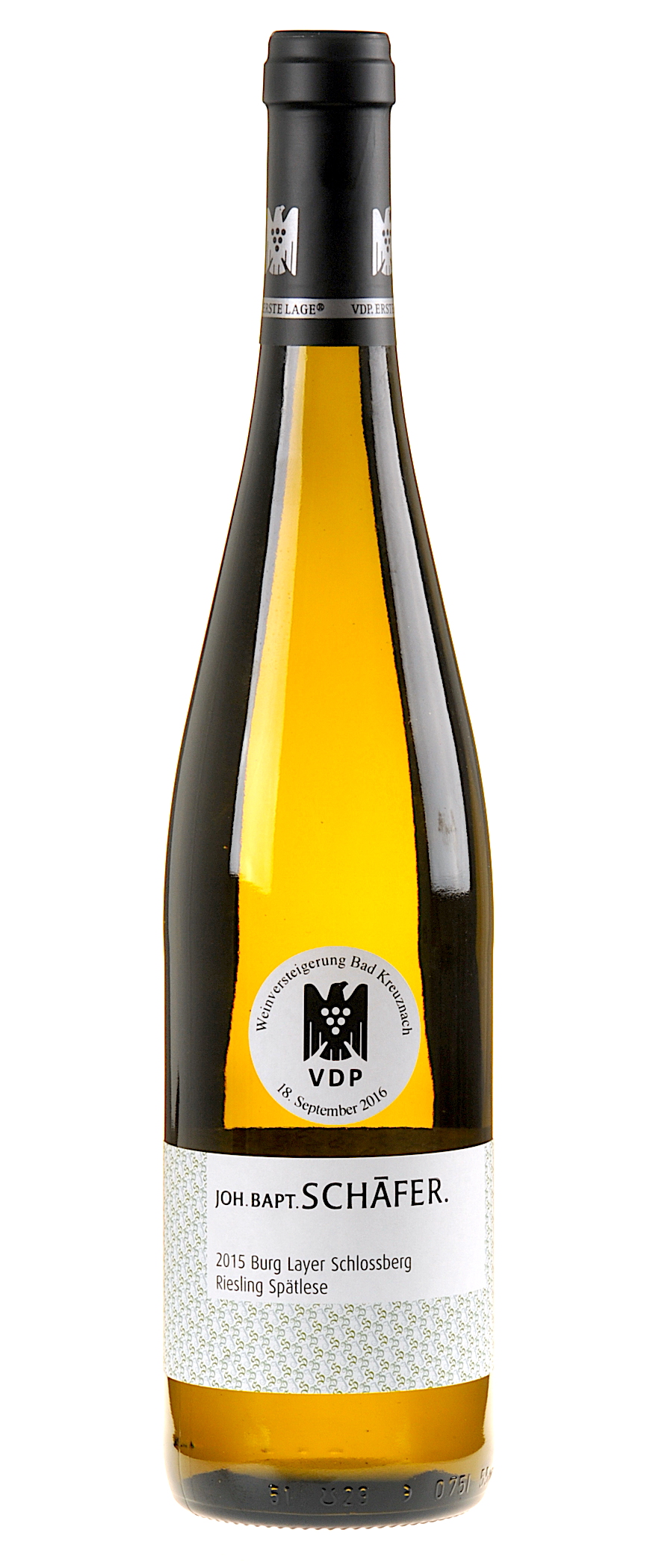 Joh. Bapt. Schäfer Burg Layer Schlossberg Riesling Spätlese - Versteigerungswein