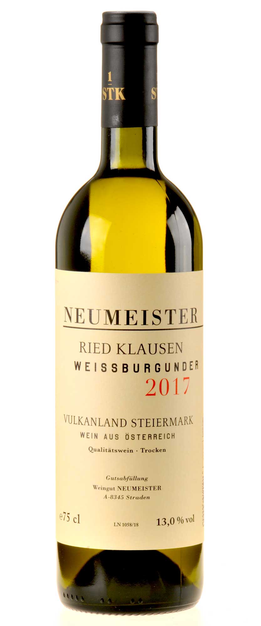 Neumeister Weißburgunder Klausen Erste SKT Lage 2017