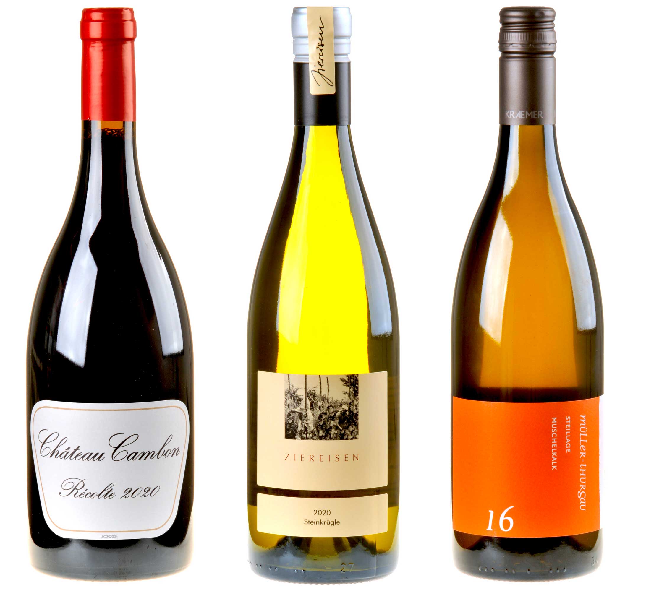 3er-Weinpaket Underdogs mit Biss zum vinocentral-Livestream 3 Gläser: Progressive Weine