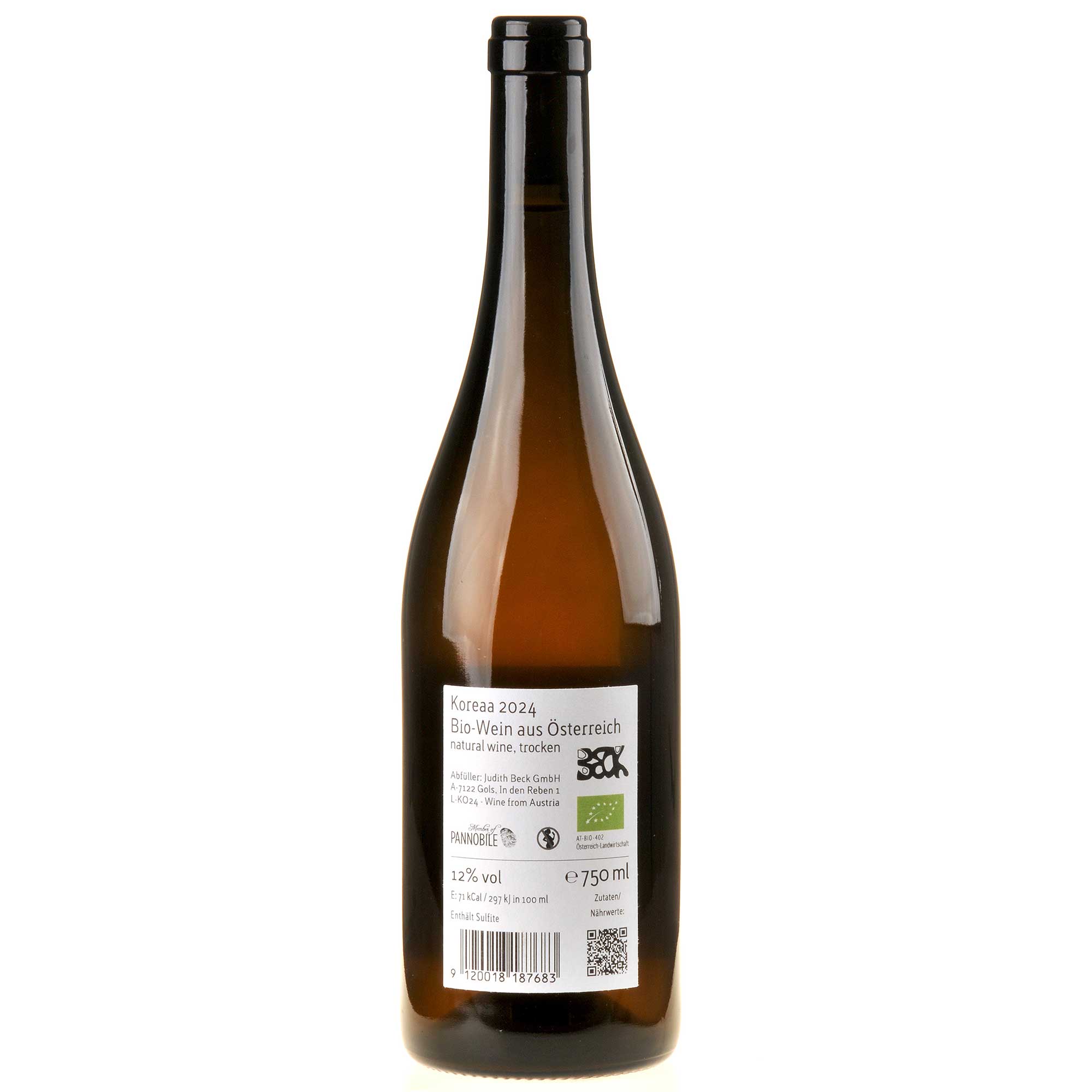 Judith Beck Koreaa Bio 2024  Ruecketikett