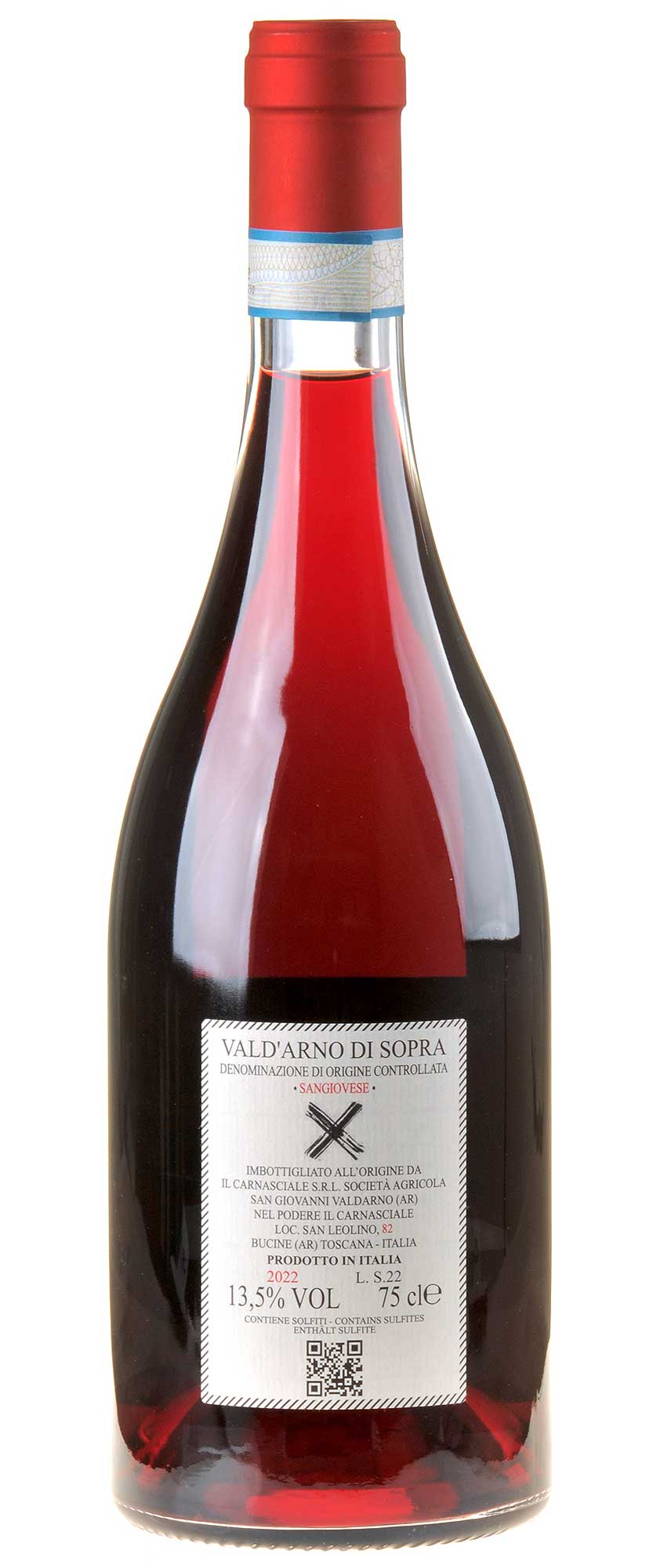 Podere Il Carnasciale Ottantadue 2022 Rücketikett