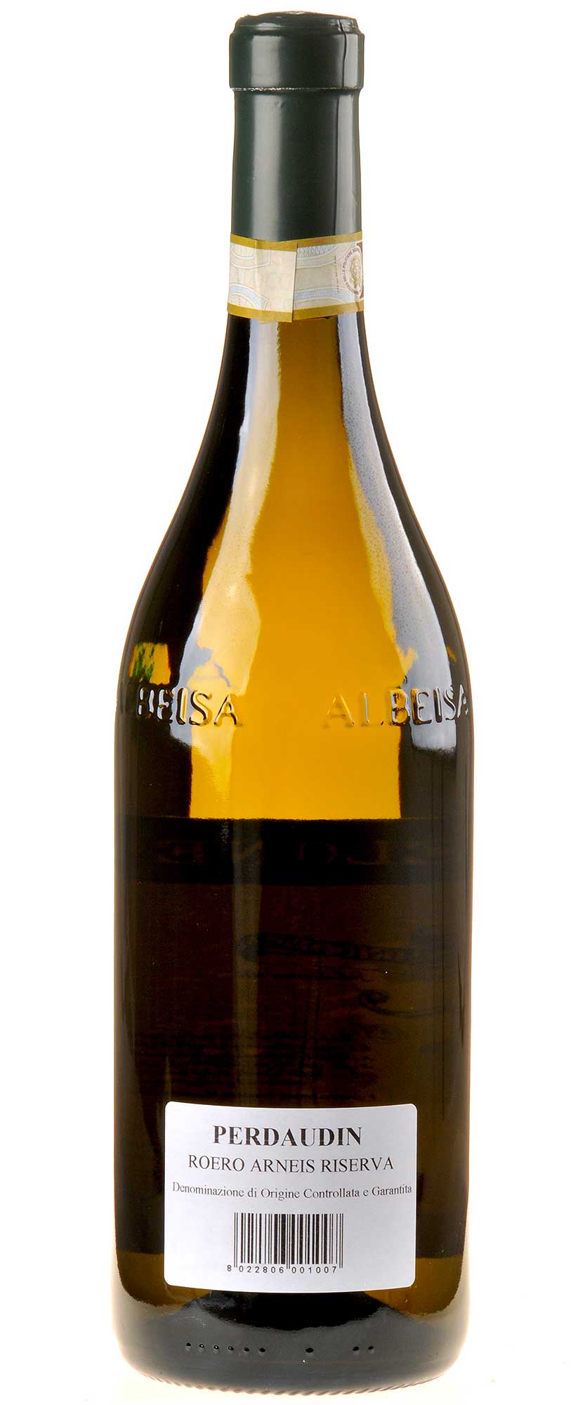 Negro Angelo e Figli Roero Arneis Perdaudin 2021 Rücketikett