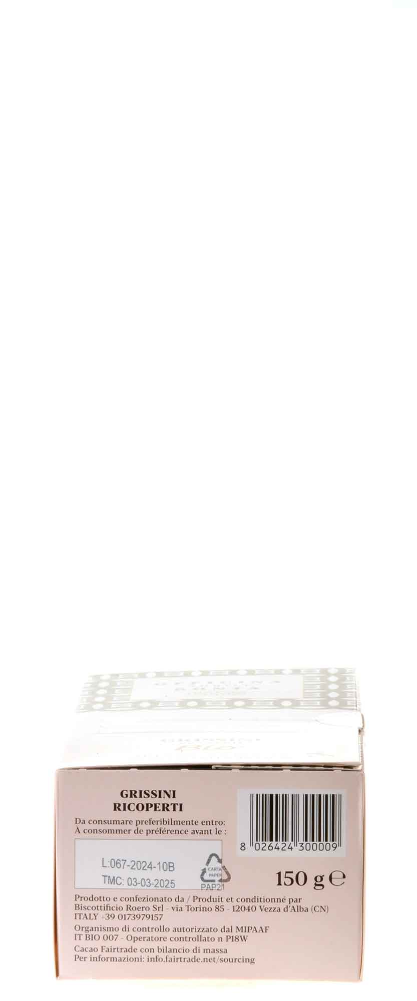 Officina Nobili Bonta Grissini Ricoperti Bio 150g