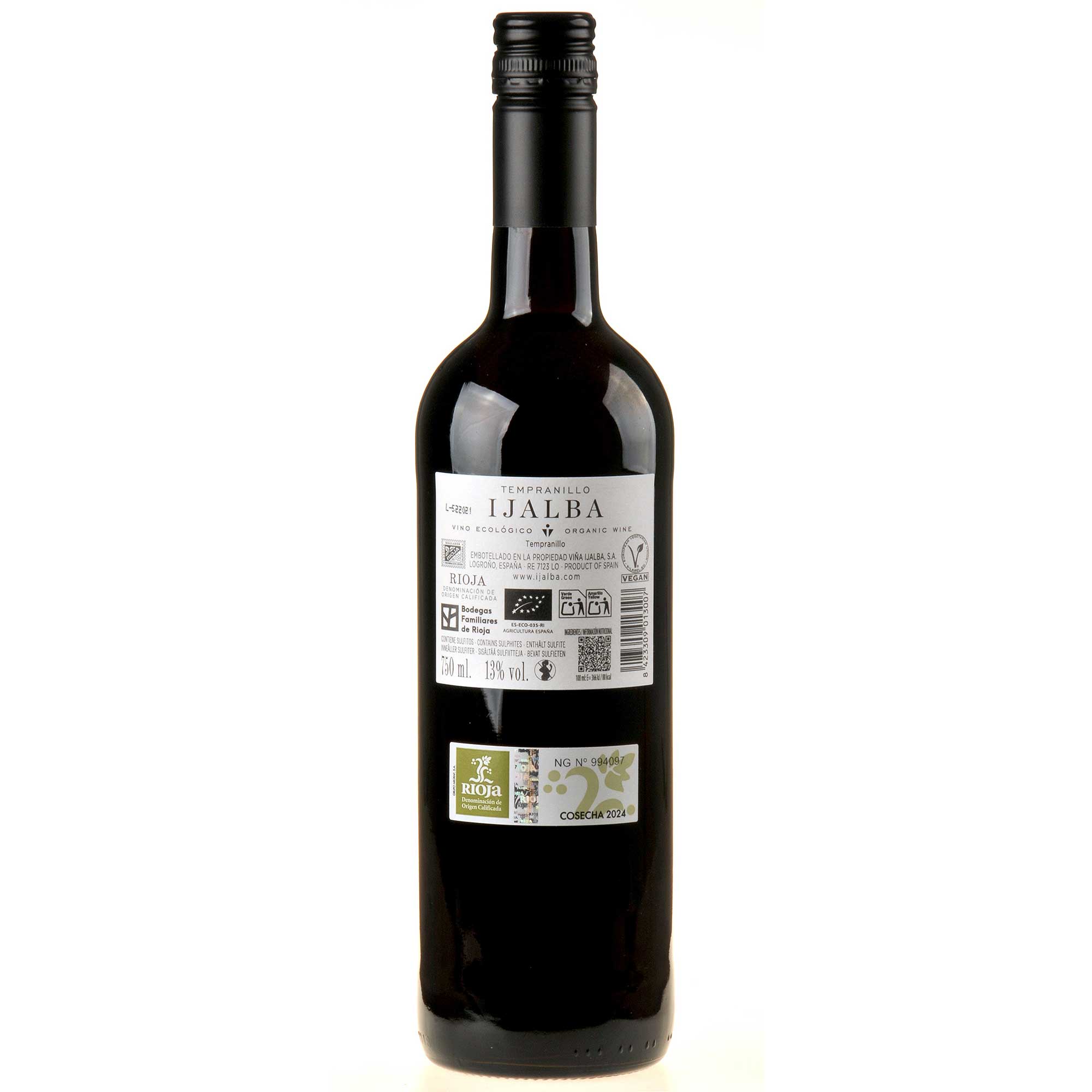 Bodega Viña Ijalba Tempranillo 2024 Ruecketikett
