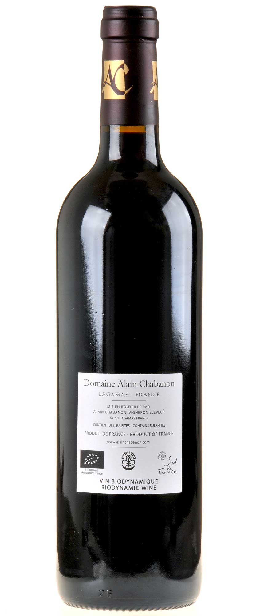 Domaine Alain Chabanon Le Merle aux Alouettes 2015 Rücketikett