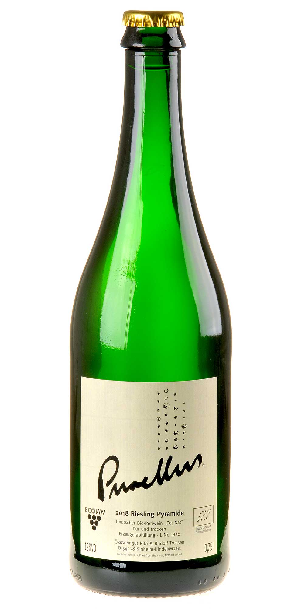 Rita & Rudolf Trossen Purellus Pyramide Riesling Pet Nat Bio 2018