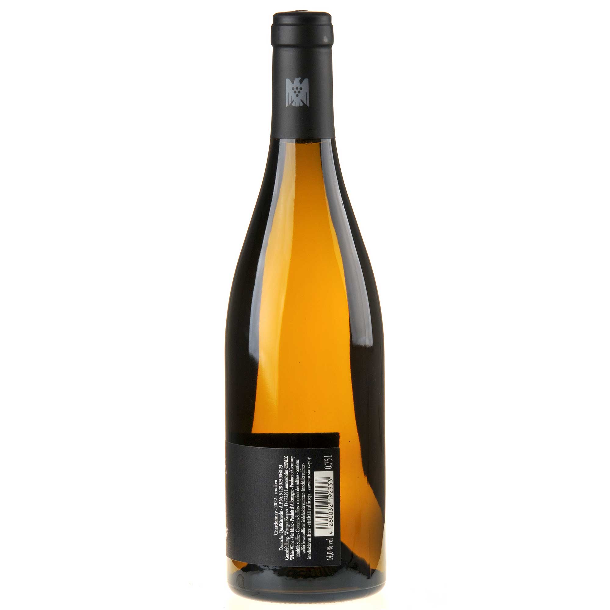 Weingut Knipser Chardonnay *** 2022 Ruecketikett