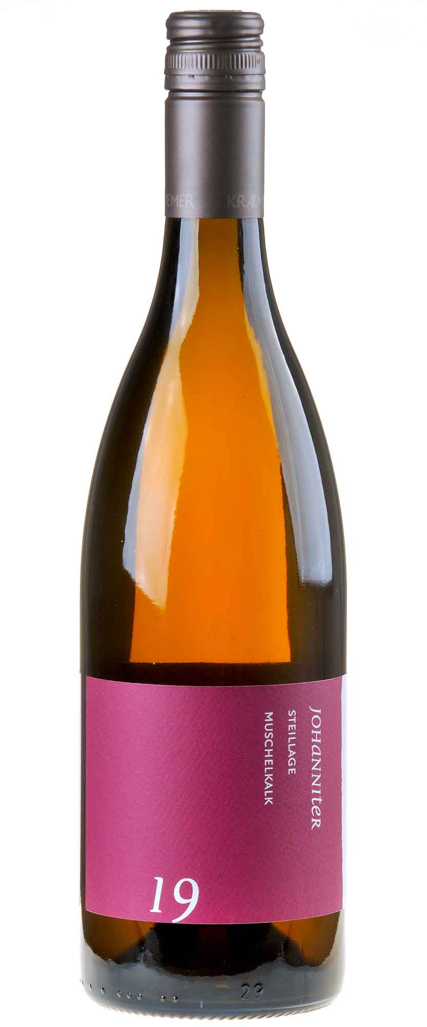 Ökologischer Land- & Weinbau KRAEMER Johanniter Steillage Muschelkalk Bio 2019