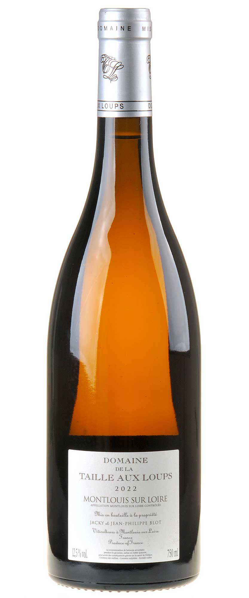 La Taille aux Loups Remus Montlouis sur Loire sec 2022 Rücketikett