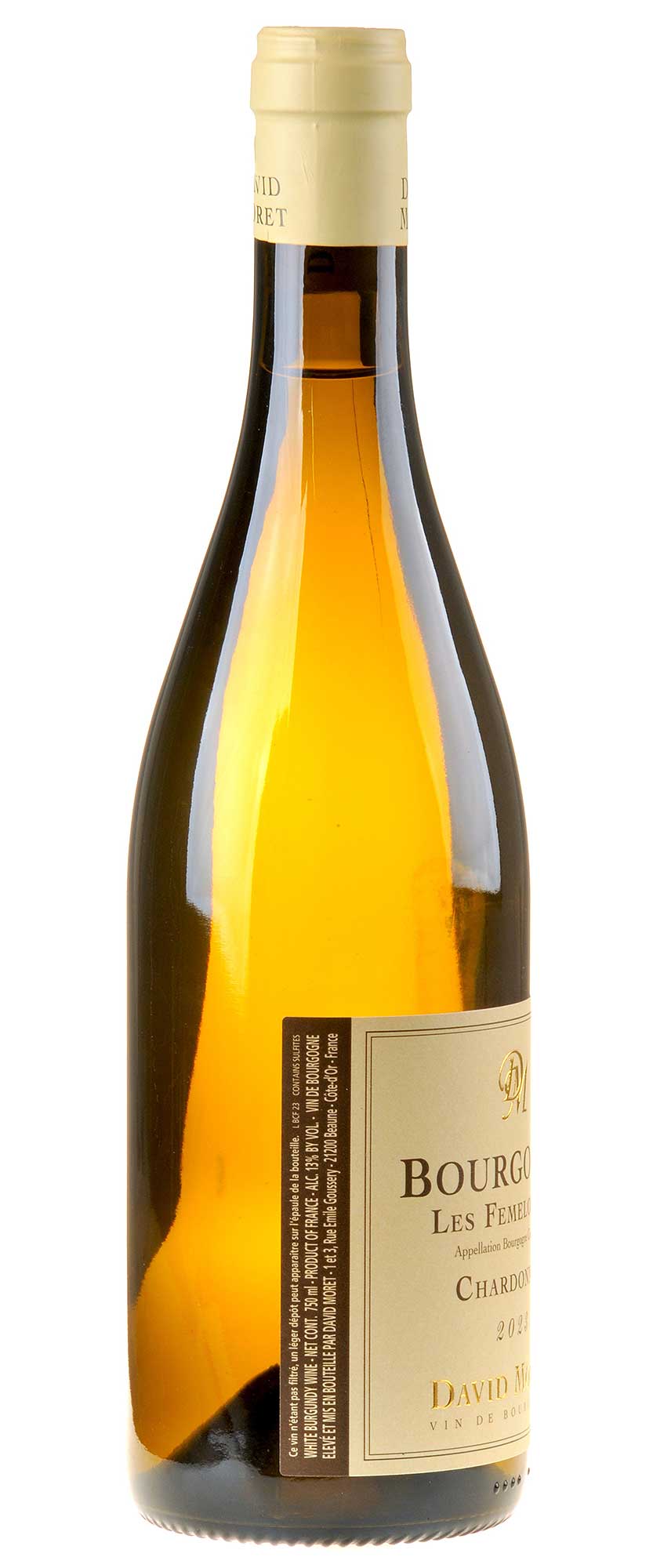 David Moret Bourgogne Les Femelottes 2023 Rücketikett