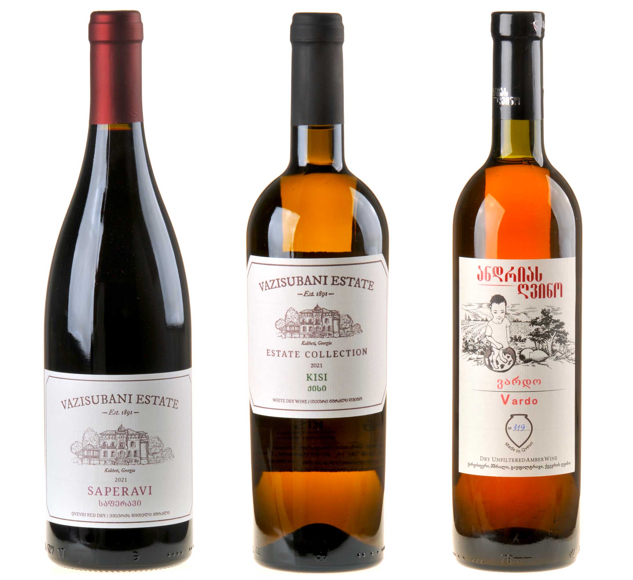 3er-Weinpaket Qvevri meets European Style zum vinocentral-Livestream 3 Gläser: Weinland Georgien