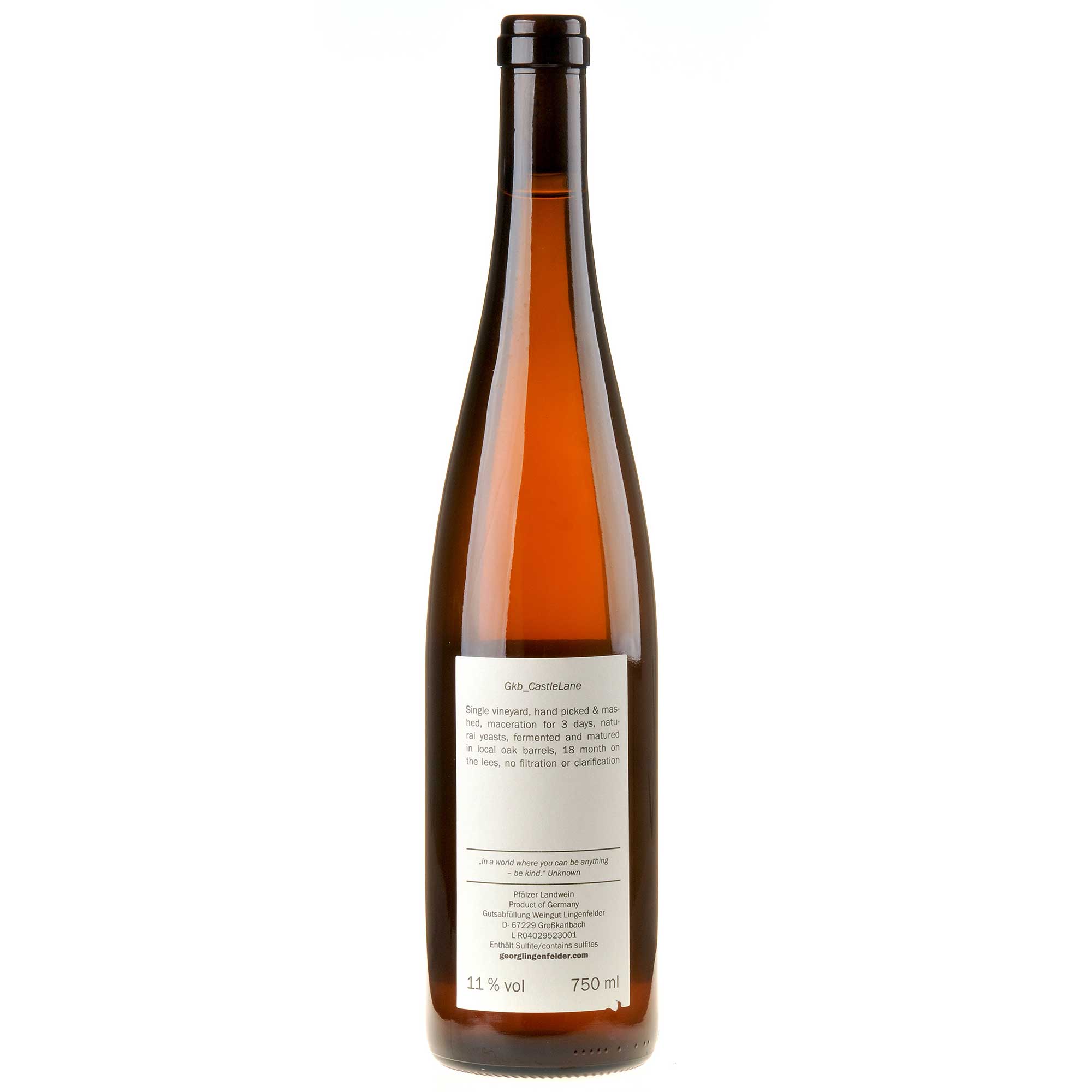 Georg Lingenfelder Morio Muskat 2023 Rücketikett