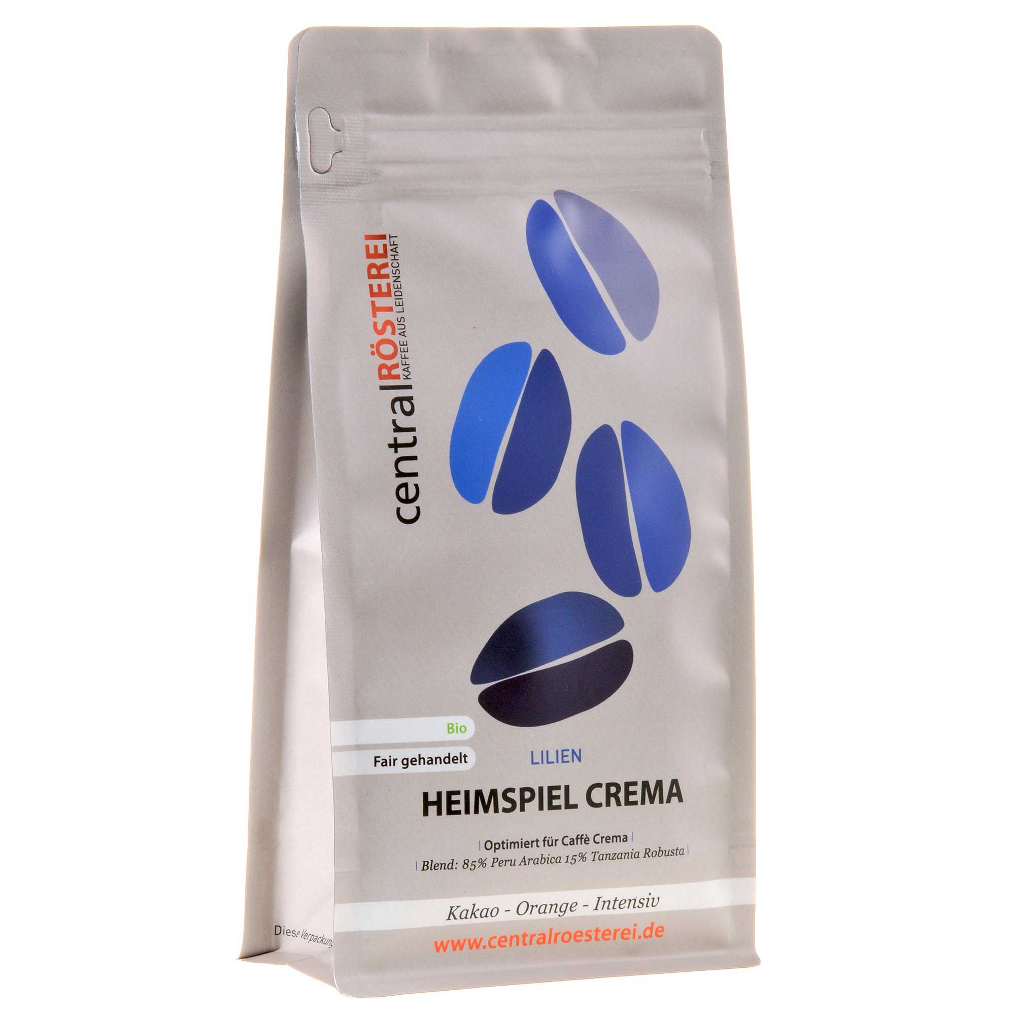 CentralRösterei Heimspiel Caffè Crema bio