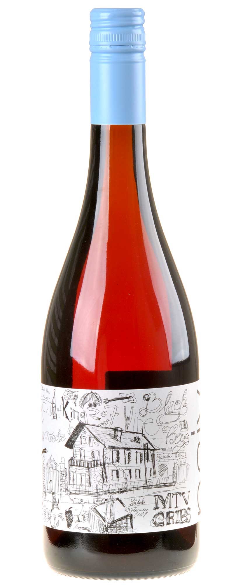 Michael Teschke La Pomme Jetée Rose Naive Weine 2018 Rücketikett