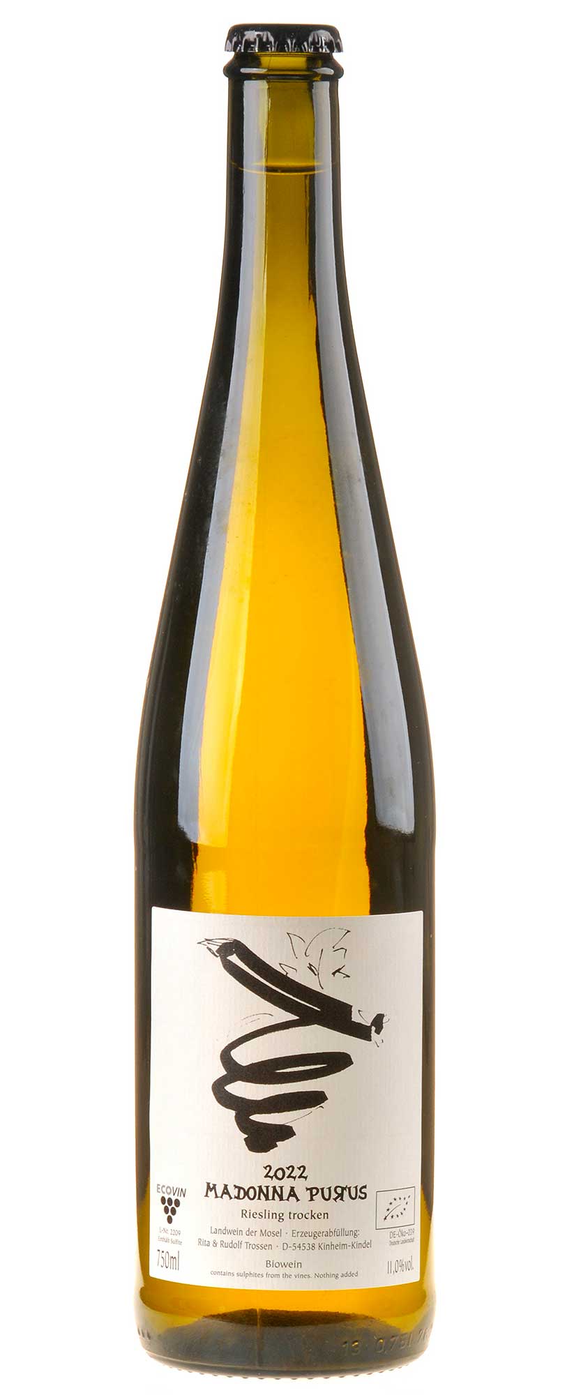 Rita & Rudolf Trossen Madonna Purus Riesling trocken Bio 2022