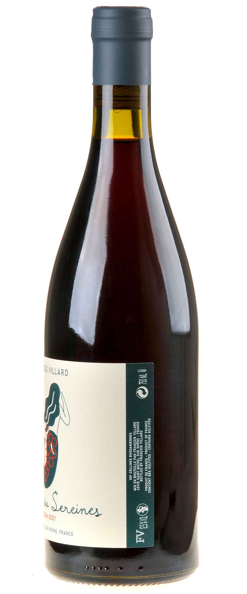 Domaine François Villard Syrah L'Appel des Sereines 2021 Rücketikett