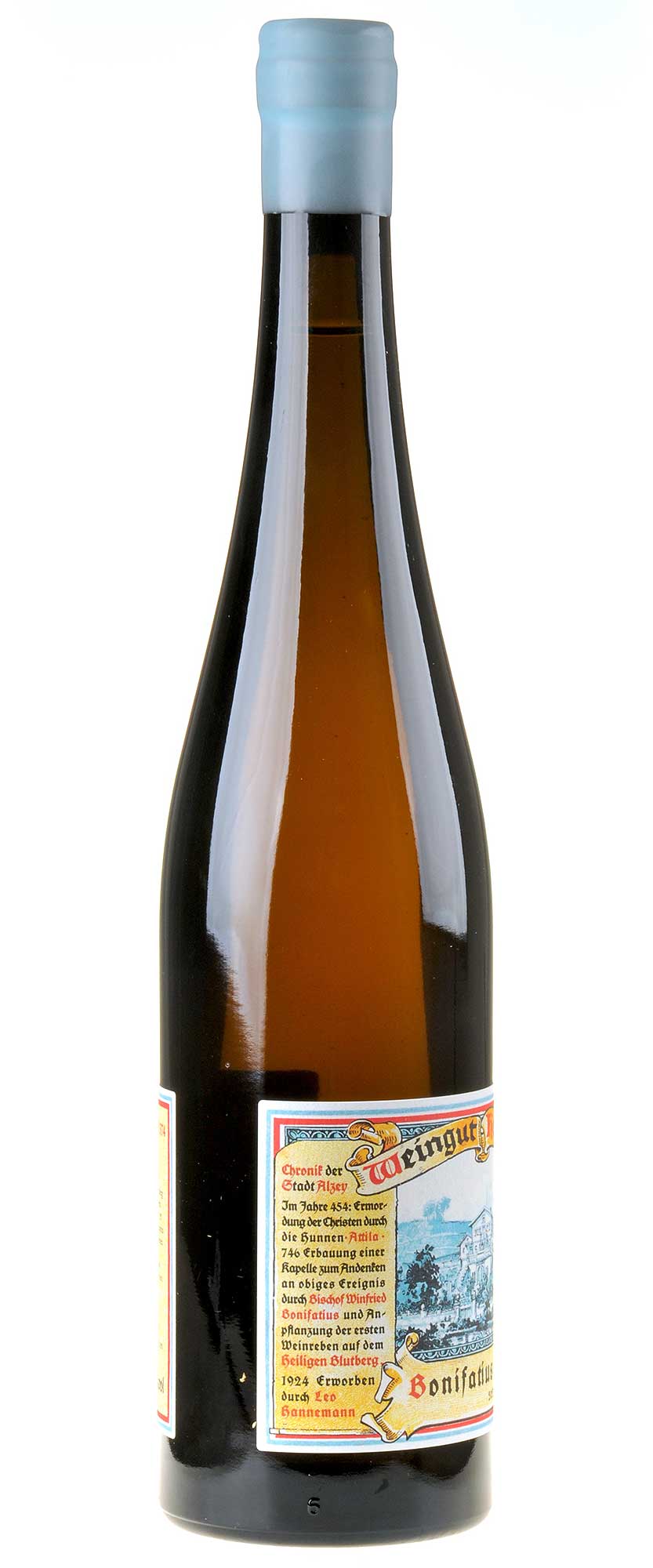 Weingut Heiligenblut Riesling Bonifatius 2022 Seitenetikett