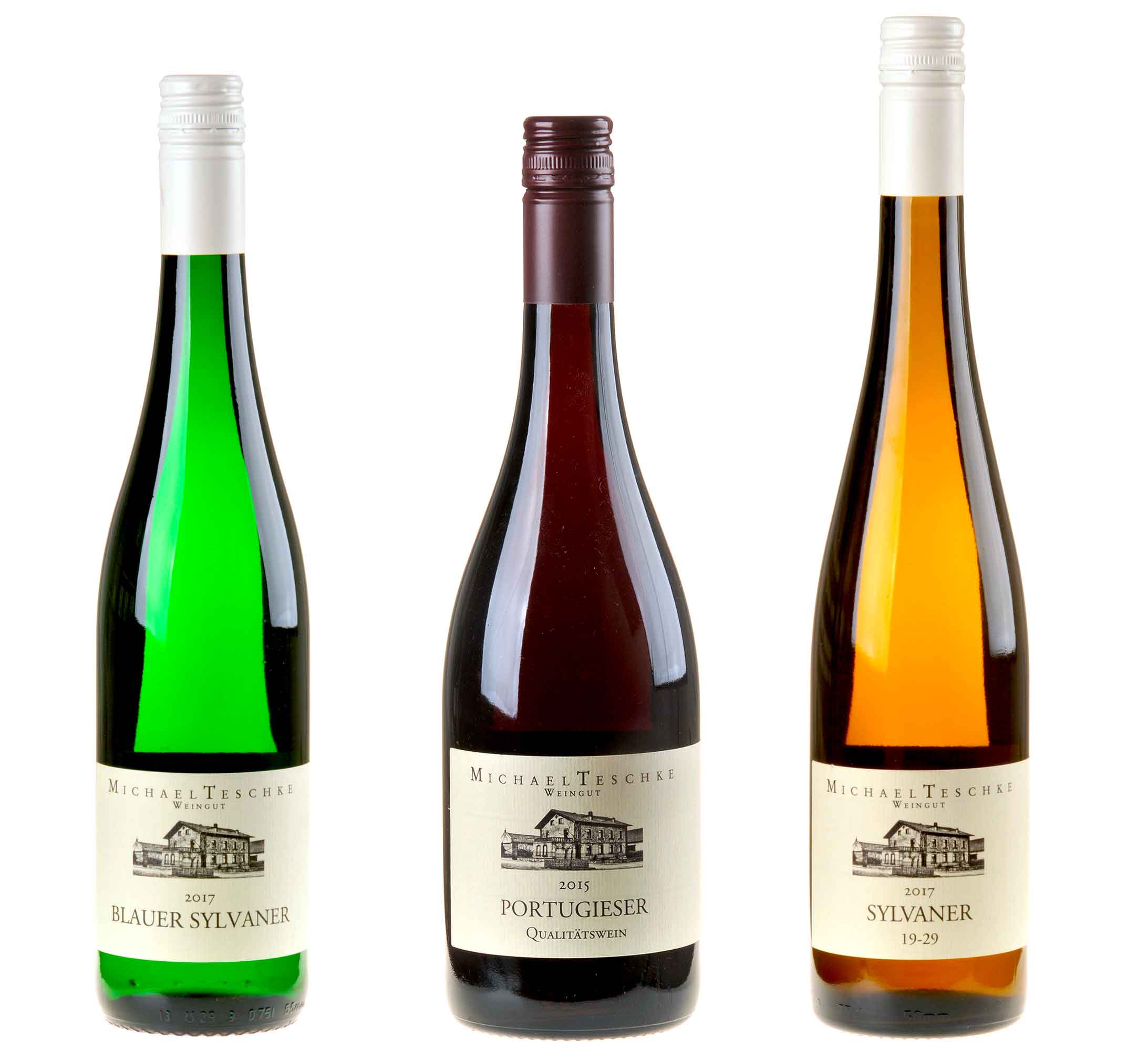 3er-Weinpaket Wachgeküsst! zum vinocentral-Livestream 3 Gläser mit Michael Teschke