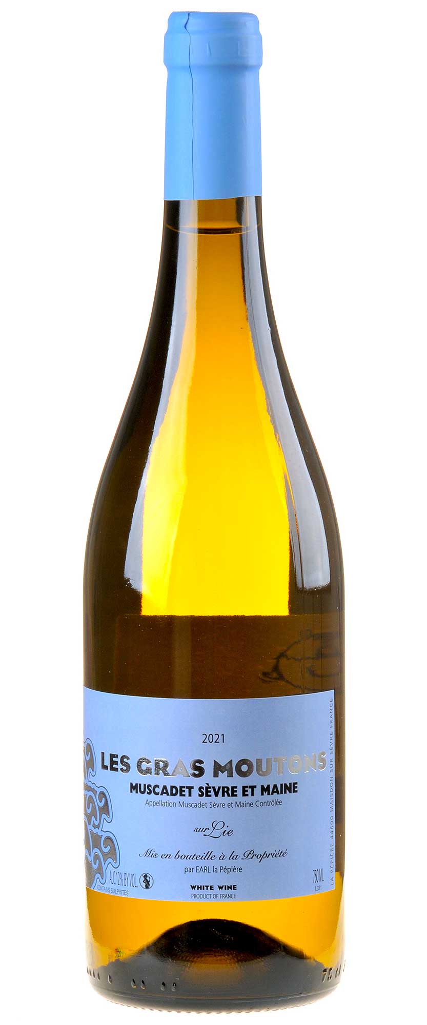 Domaine de la Pépière Les Gras Moutons Muscadet Sèvre-et-Maine sur lie Bio 2021