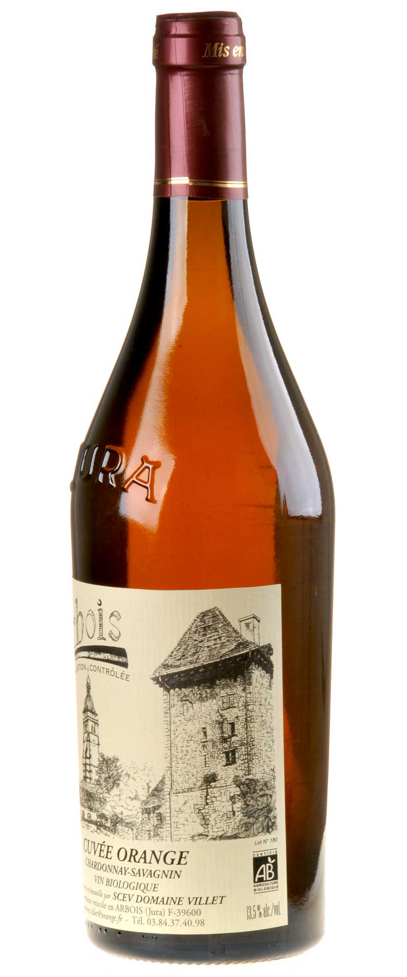 Domaine Villet Cuvée Orange Bio 2018 rechte Seite