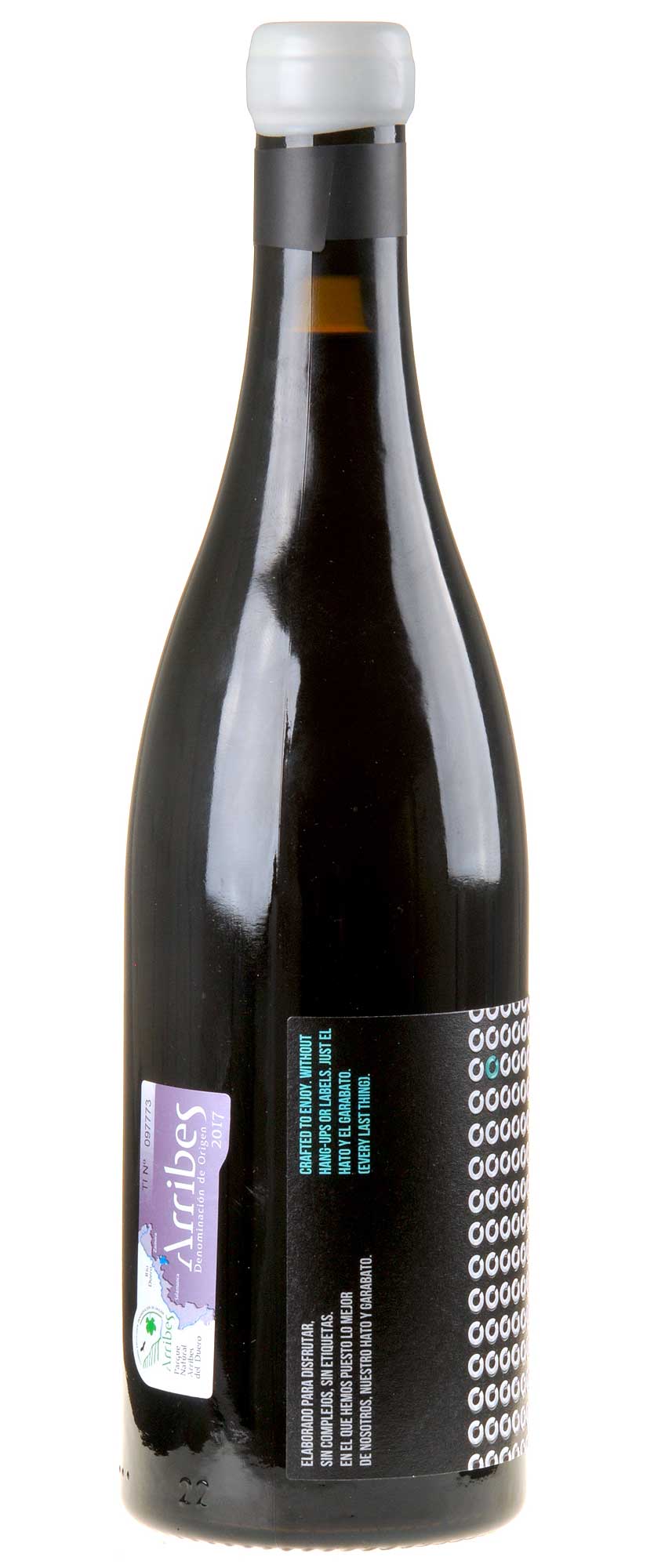 El Hato y El Garabato Sin Blanca 2016 Seitenentikette