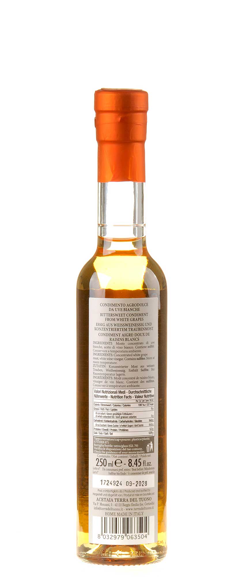 Marchesa Balsamico Bianco 250ml Rücketikett