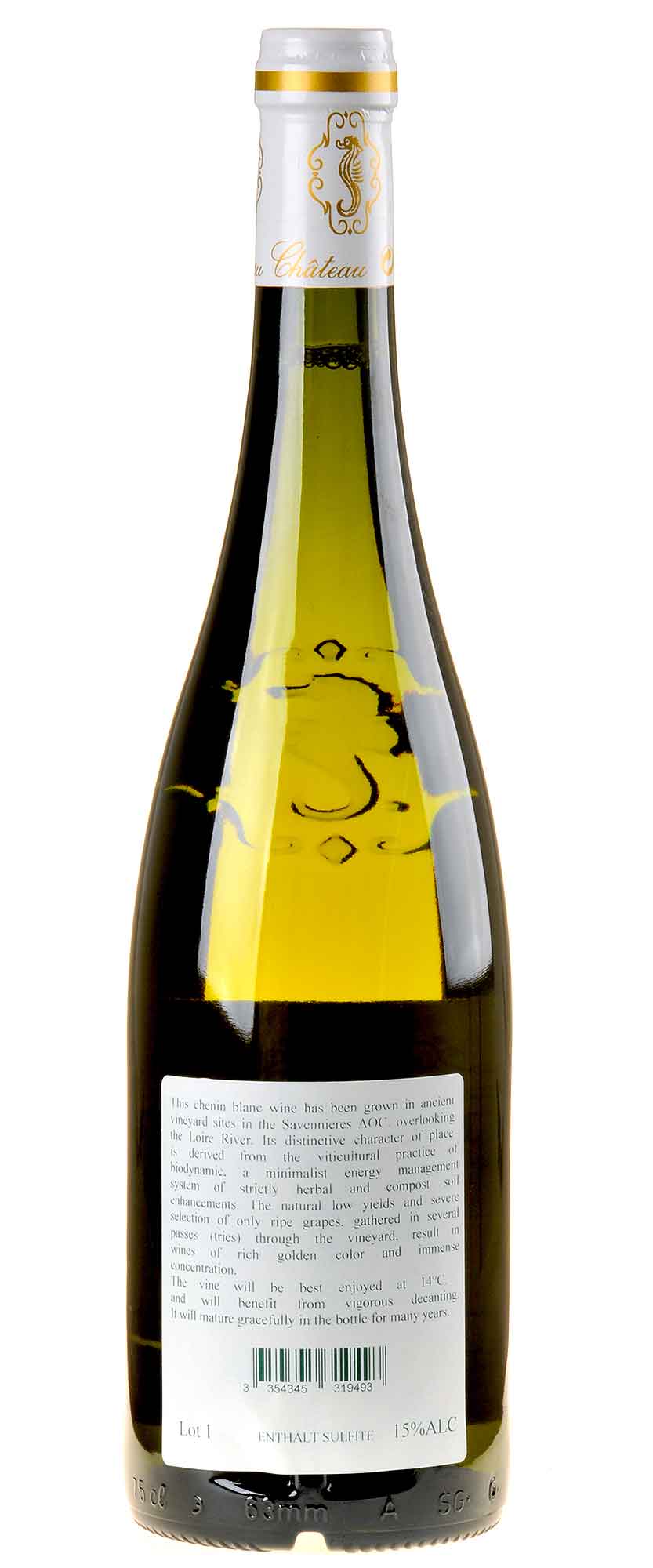 Nicolas Joly Les Vieux Clos Savennières Bio 2019 Rücketikett