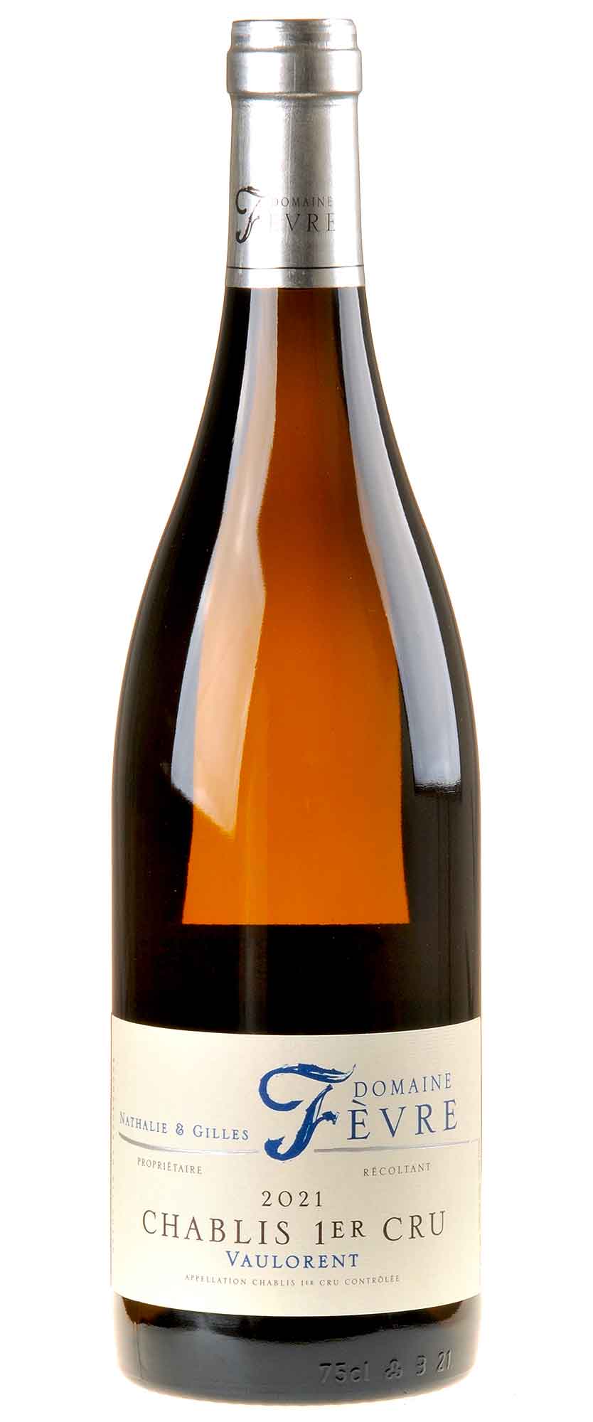 Domaine Nathalie et Gilles Fèvre Chablis 1er Cru Vaulorent 2021
