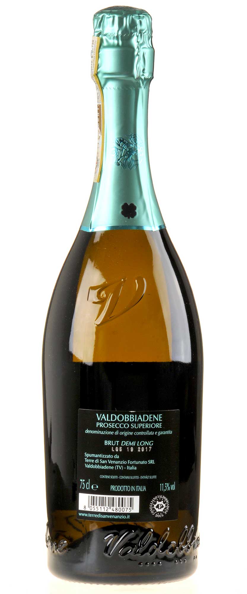Terre di San Venanzio - Fortunato Valdobbiadene Prosecco Superiore Brut Demi Long Rücketikette